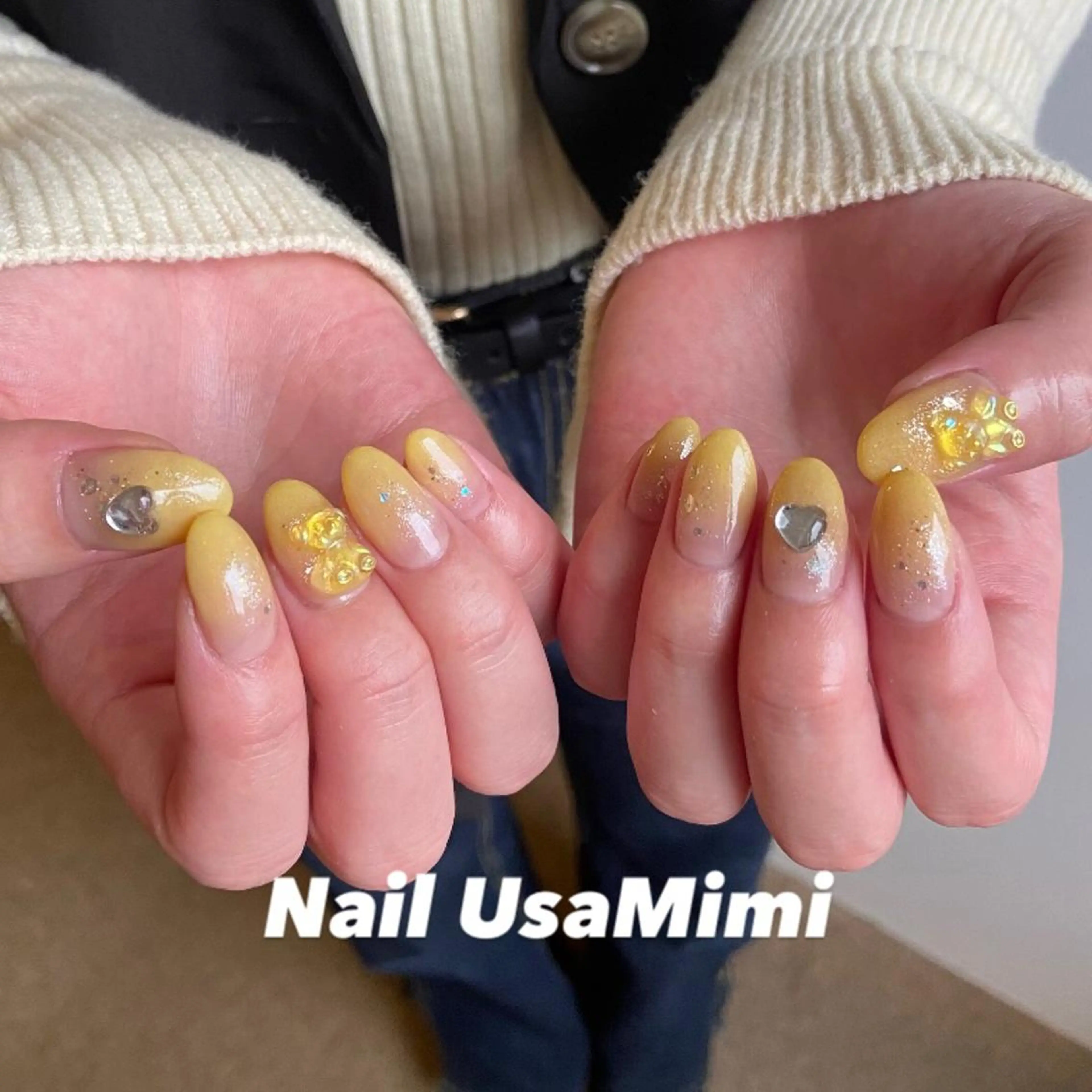 ネイル フットネイル ジェルネイル マグネットネイル 持ち込み ニュアンスネイル 本町ネイルNail UsaMimiのネイルデザイン