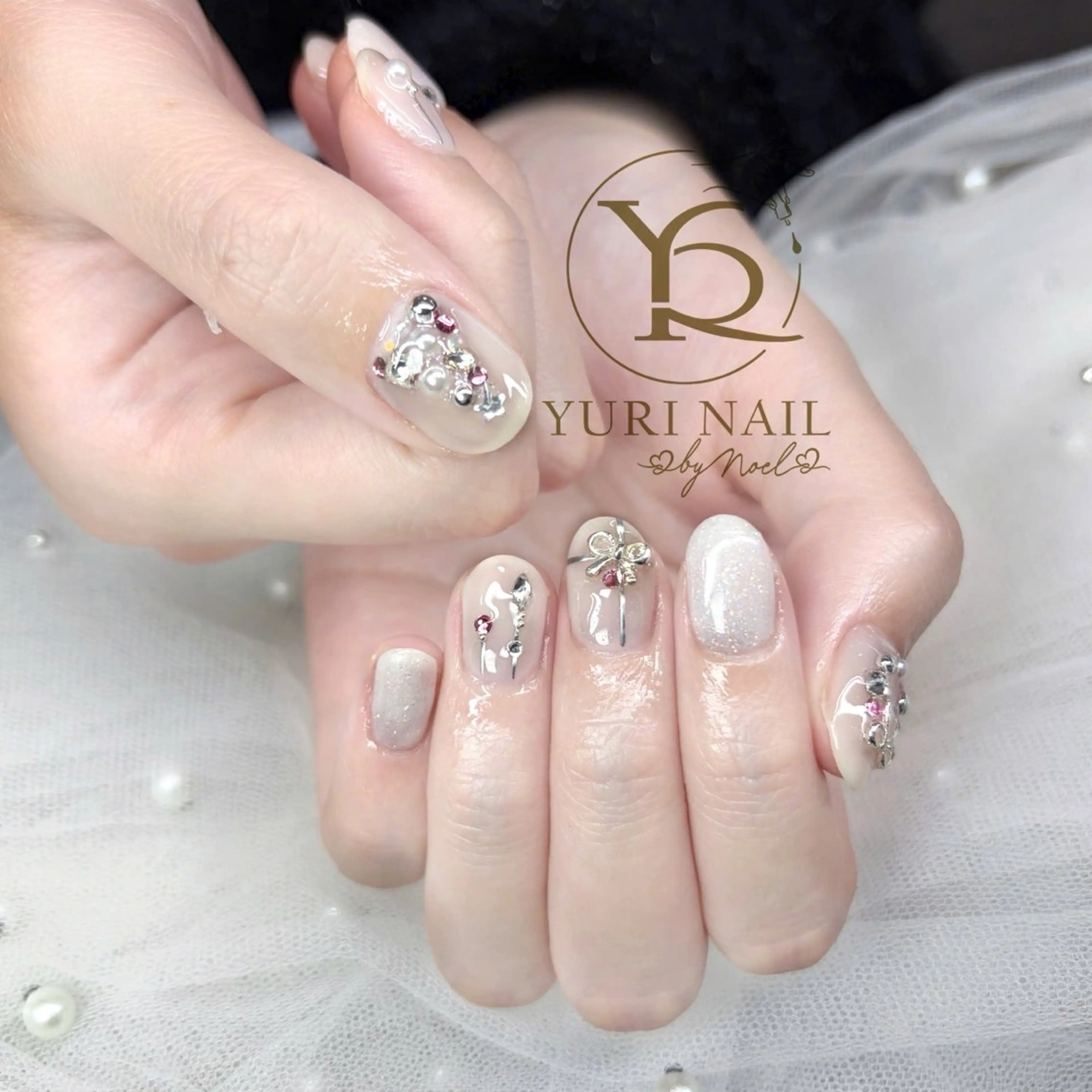 ネイル チークネイル フットネイル 韓国ネイル ニュアンスネイル オフィスネイル ハンドネイル フットネイル ハンドケア YURI Nail Narita所属・YURI Nail NARITAのネイルデザイン