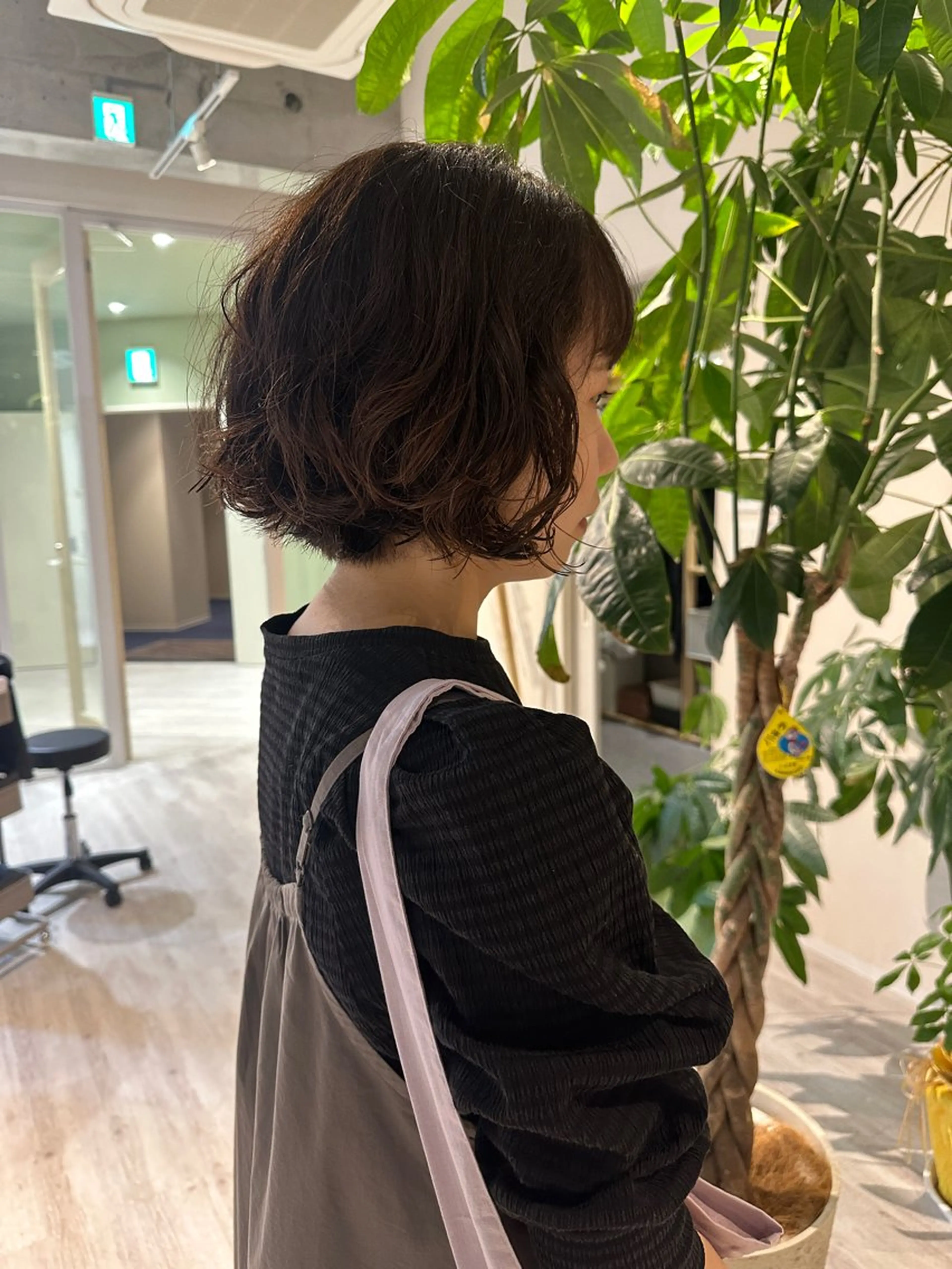 ショート パーマ シェアサロンコネクト所属・Chiho/ 博多/パーマ/ボブのヘアスタイル