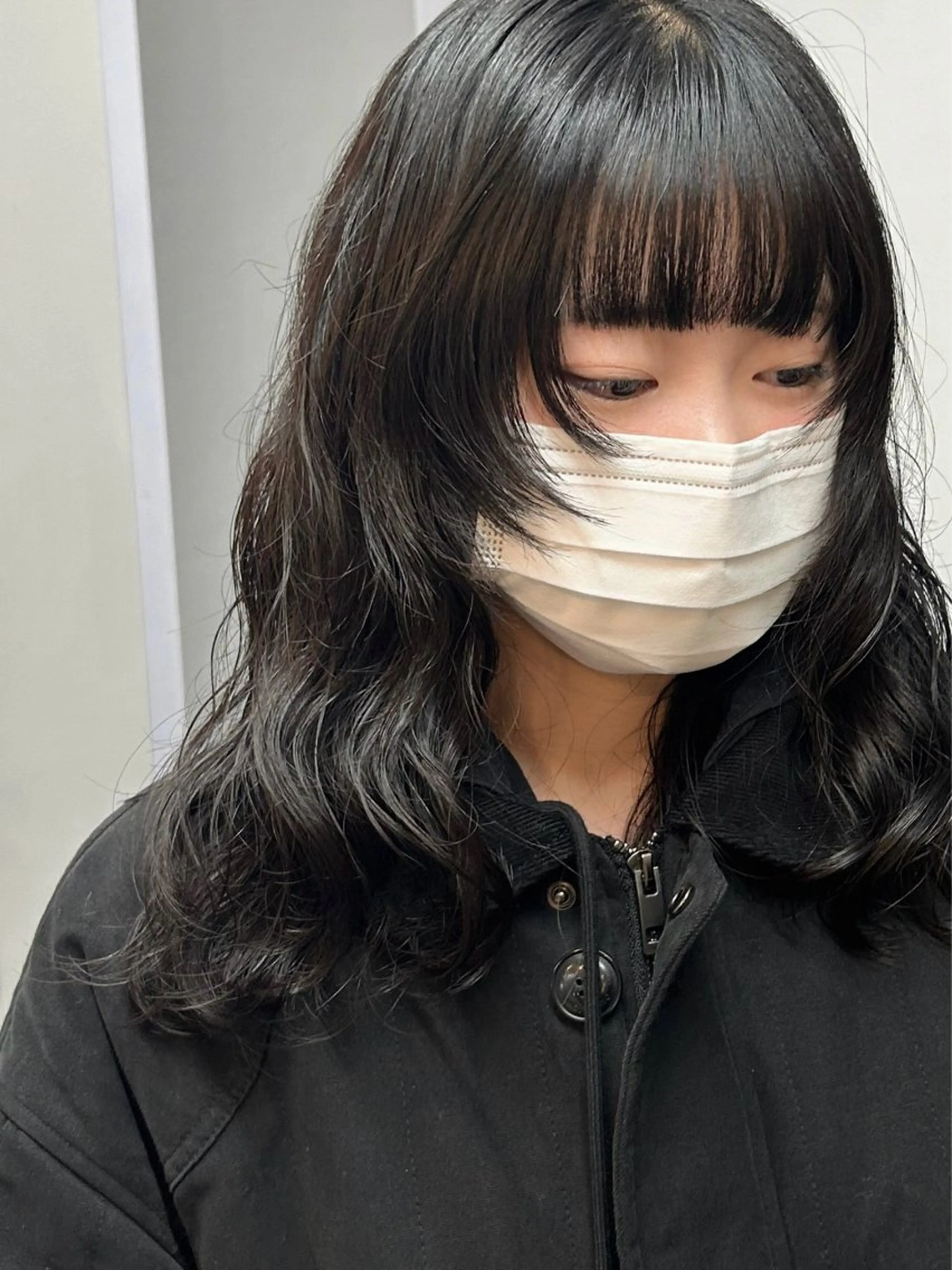 ミディアム パーマ ミディアムパーマ デジタルパーマ カット パーマ ROCCOeast Rukaのヘアスタイル