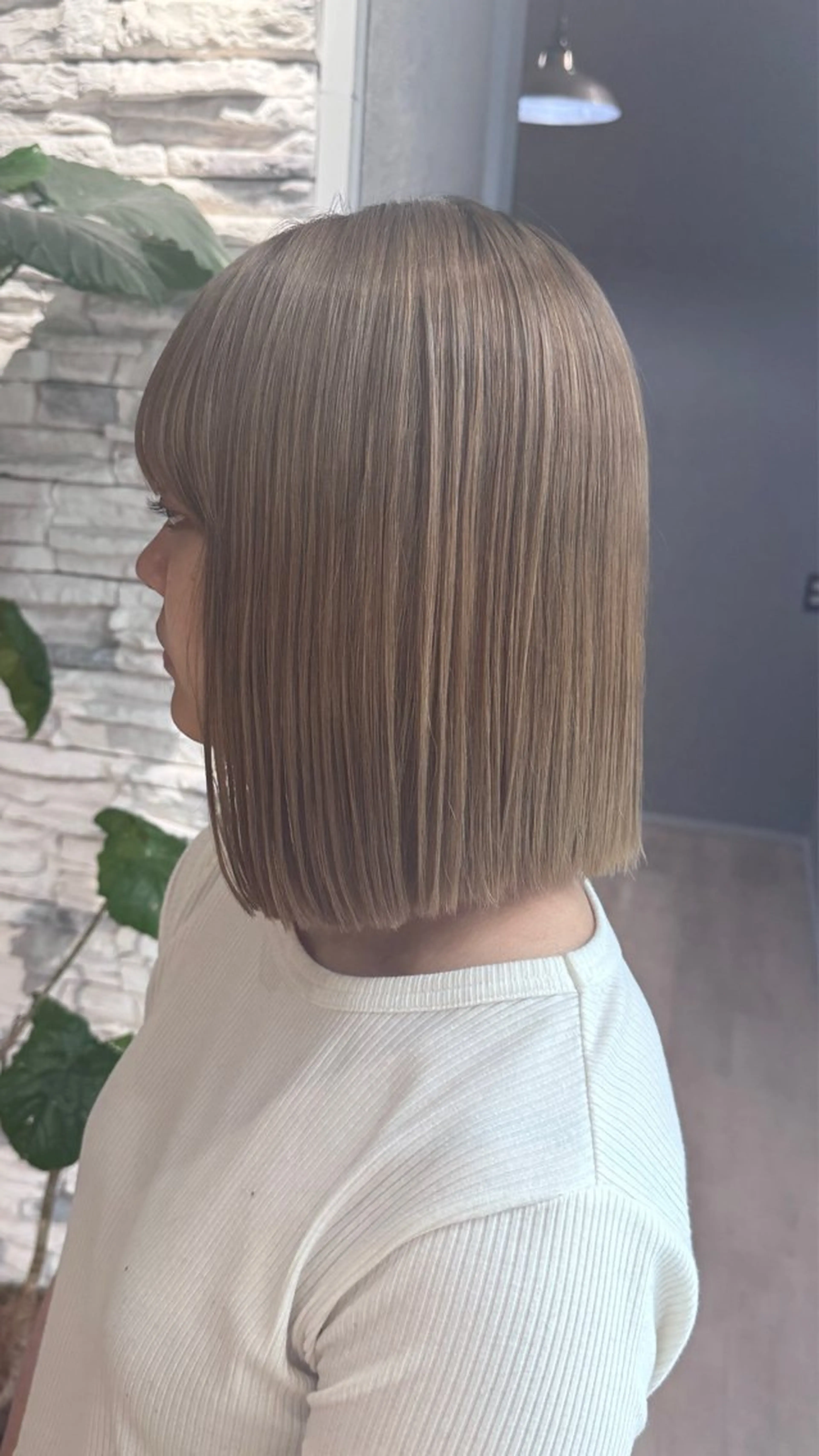 カラー ベージュカラー 鈴木 雅捺のヘアスタイル