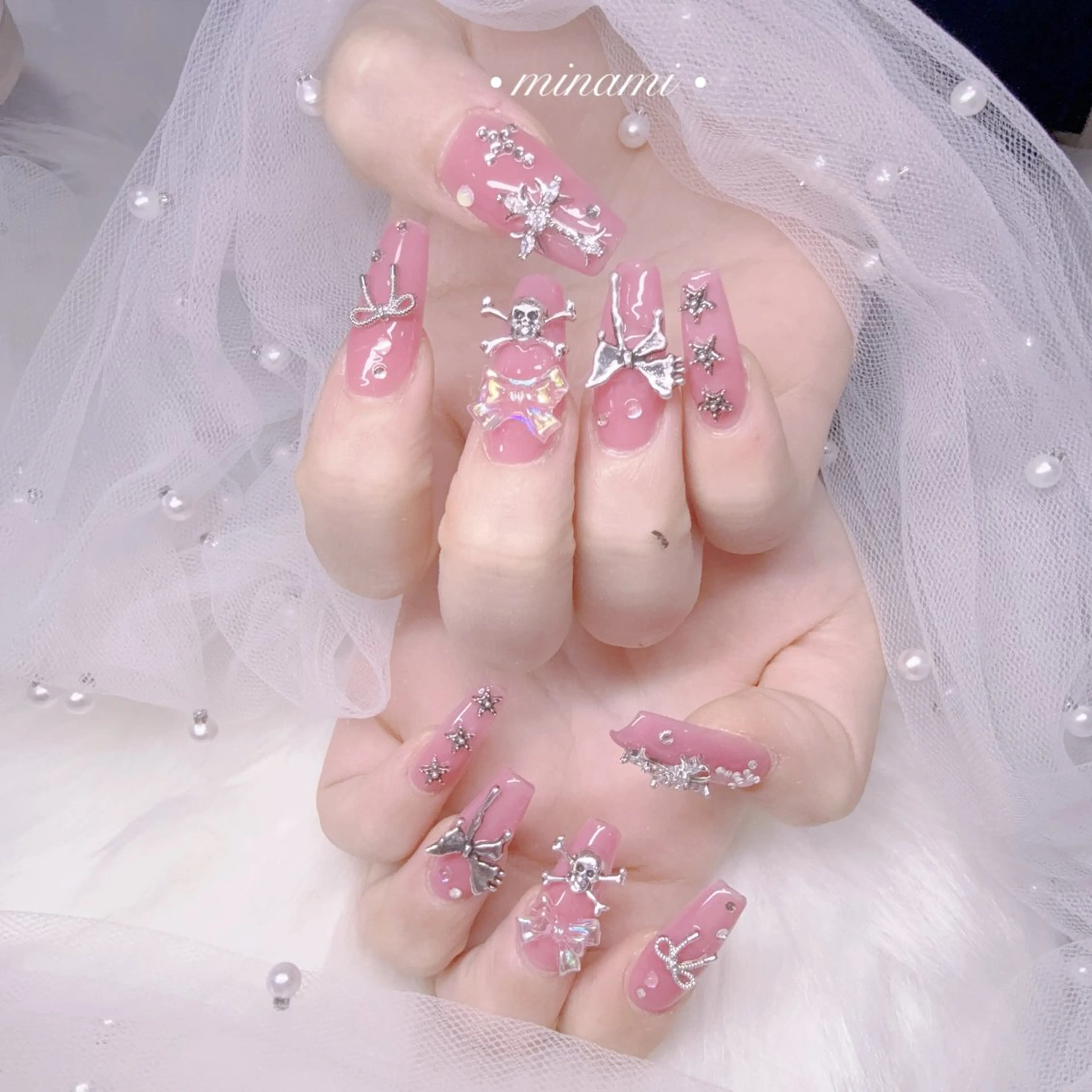 ネイル ハンドネイル 長さだし専門Minami所属・MN Nail salonのネイルデザイン