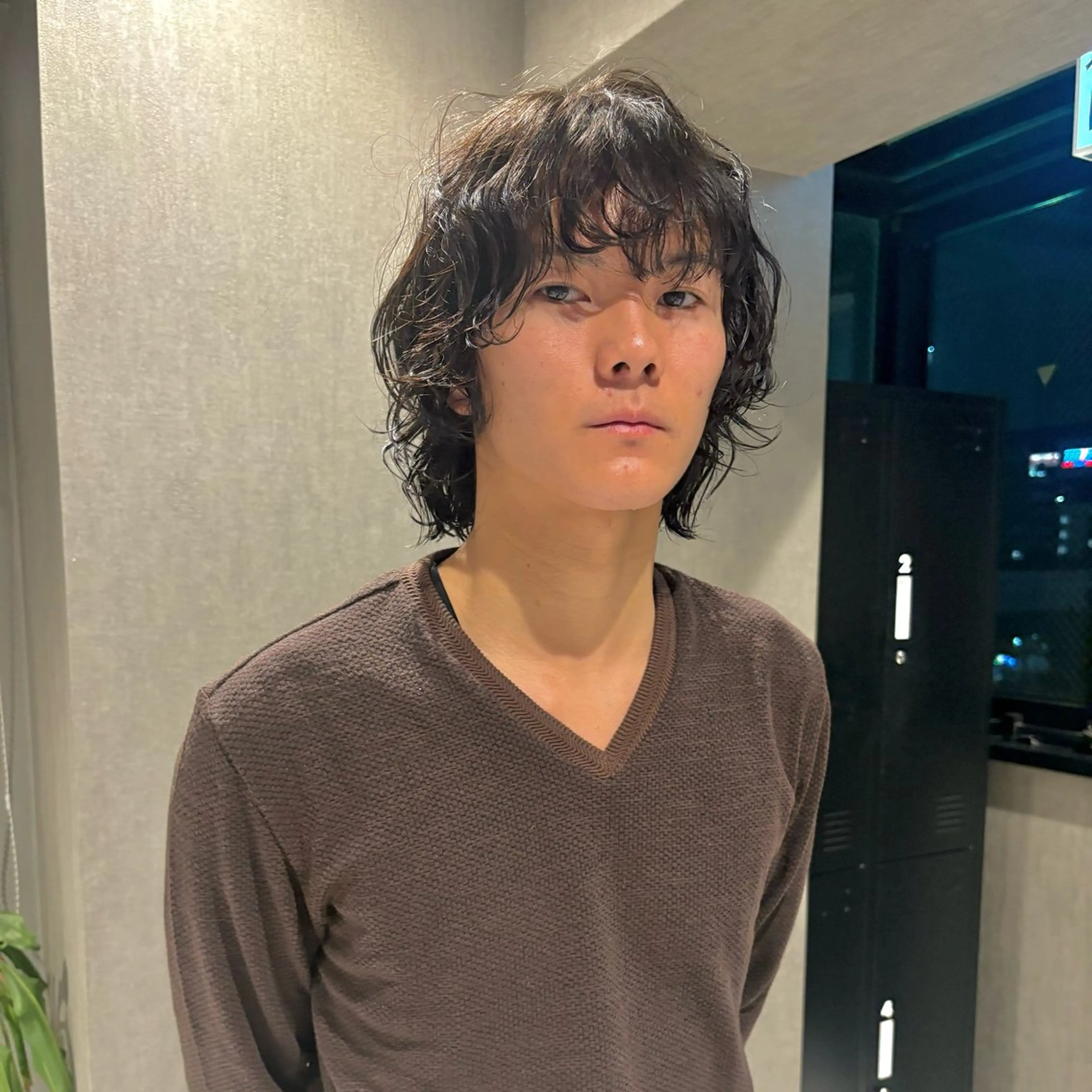 メンズ メンズパーマ カット パーマ ヨシカワ タツキのヘアスタイル