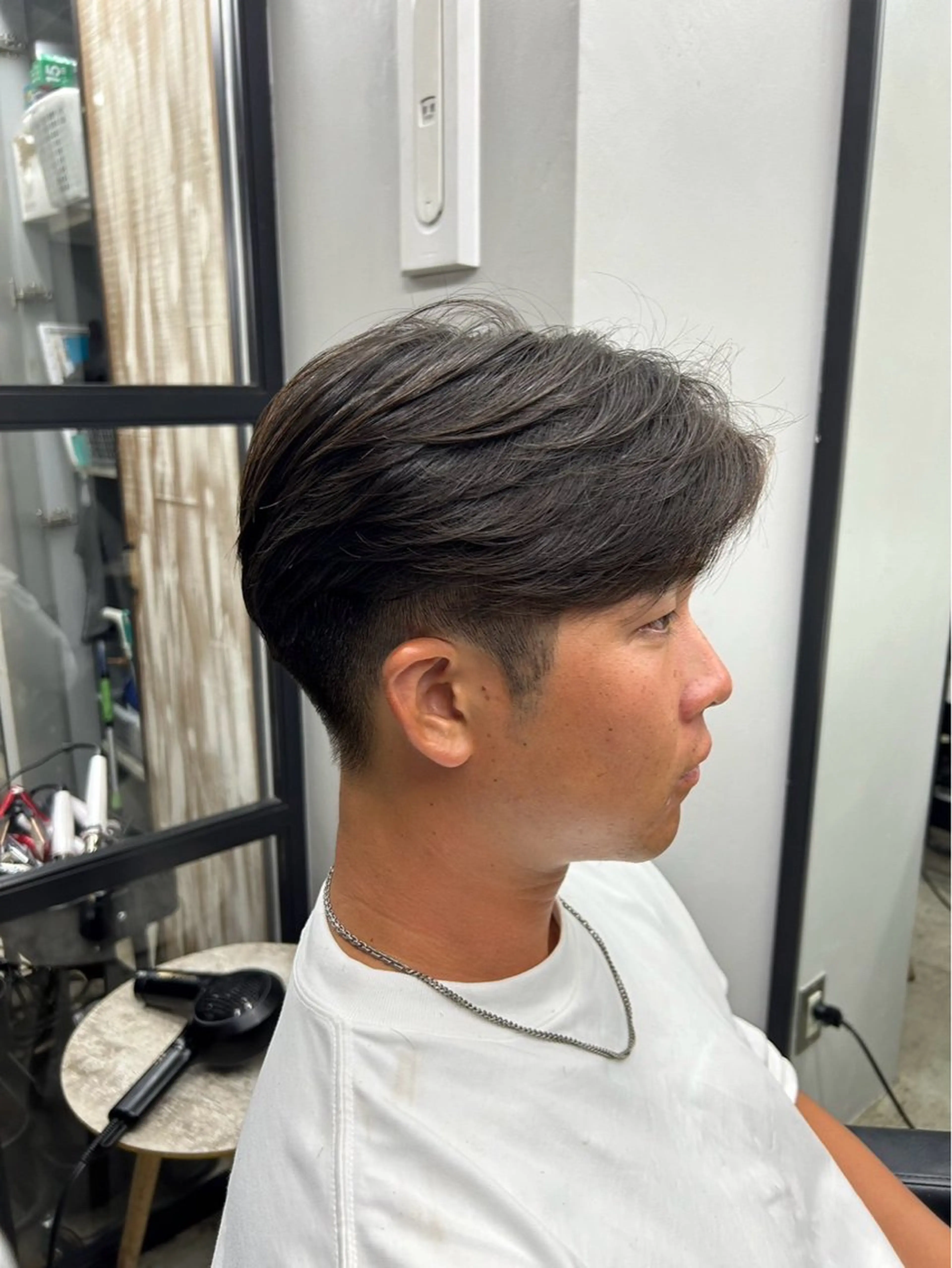 カラー パーマ メンズ カット ヘアカラー パーマ トリートメント ヘアセット 新宿/韓国ヘア/ 髪質改善ストレートのヘアスタイル