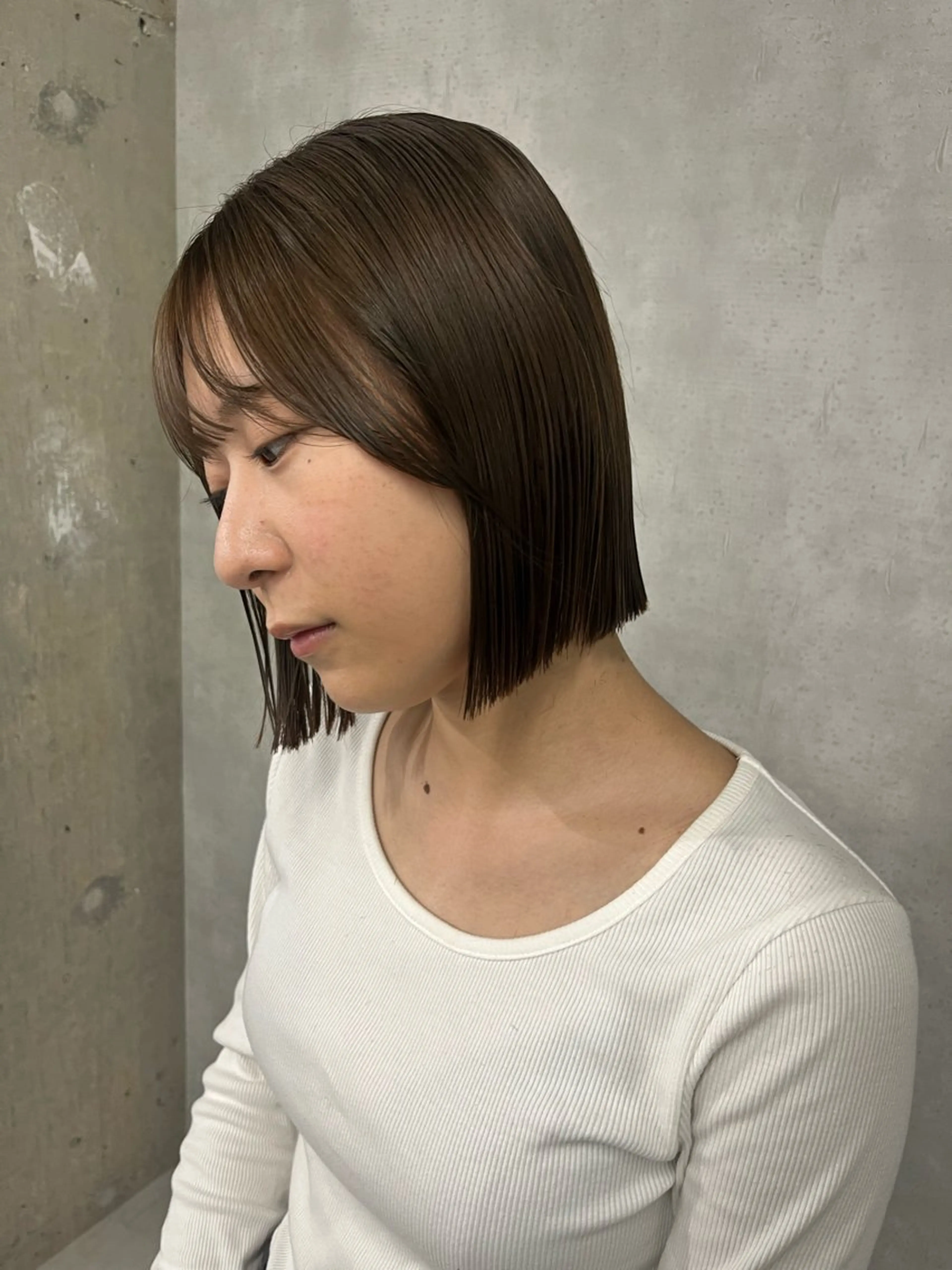 ミディアム ボブ anon Loemのヘアスタイル