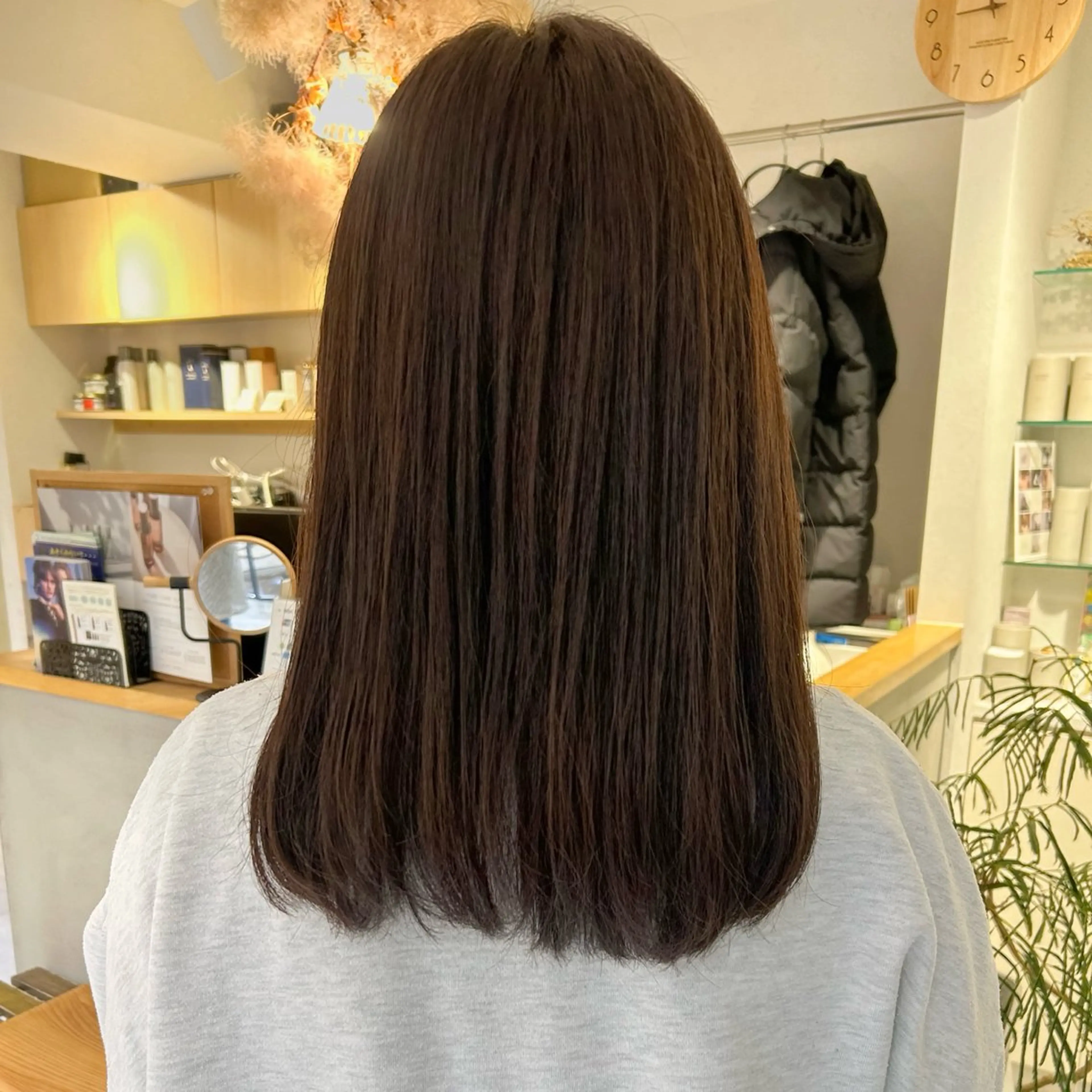 ロング カラー ブラウンカラー ダークブラウン 甲斐 瑞稀のヘアスタイル