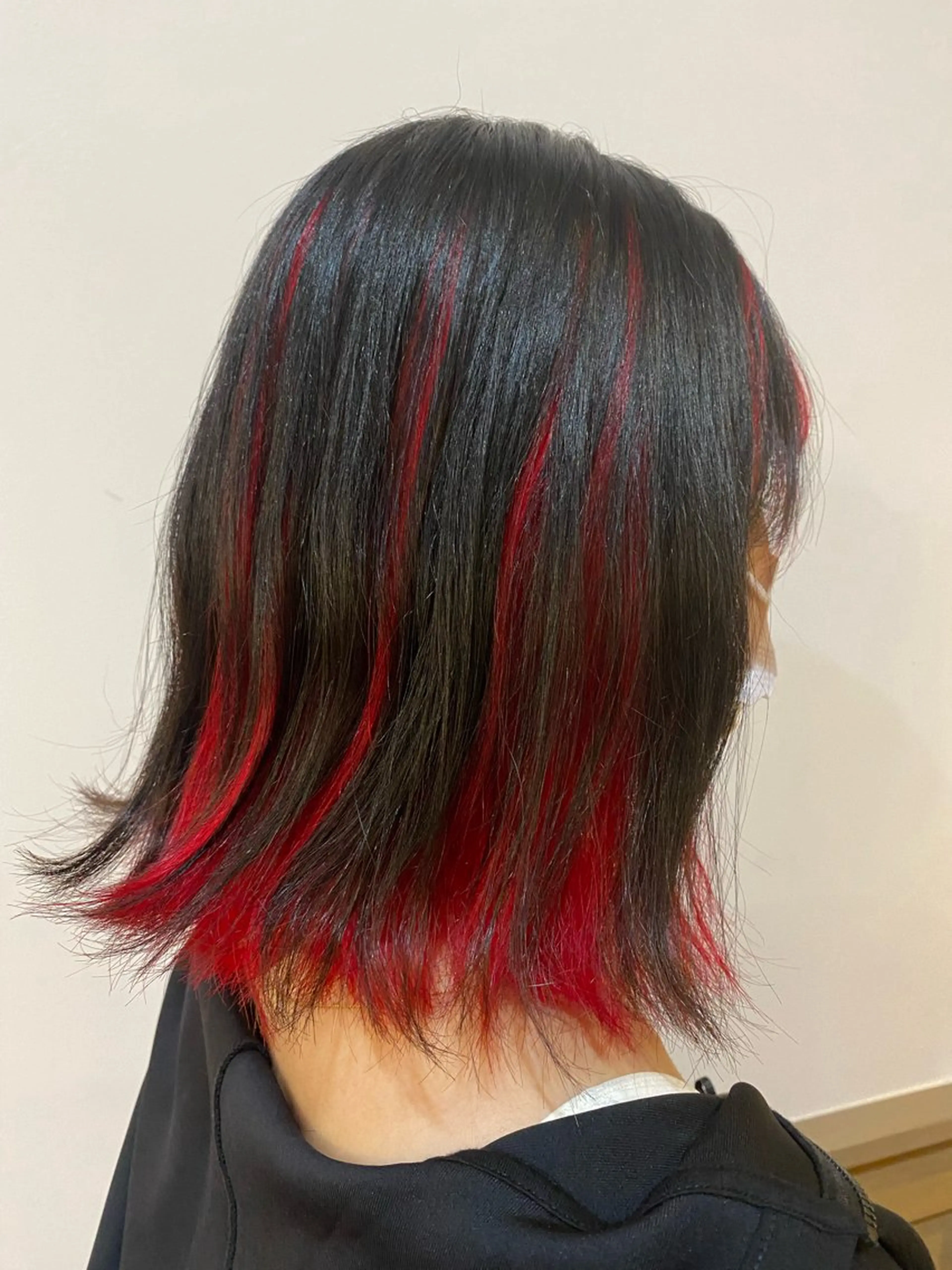 ミディアム カラー ヘアアレンジ TJ天気予報5mm 森　瑞希のヘアスタイル