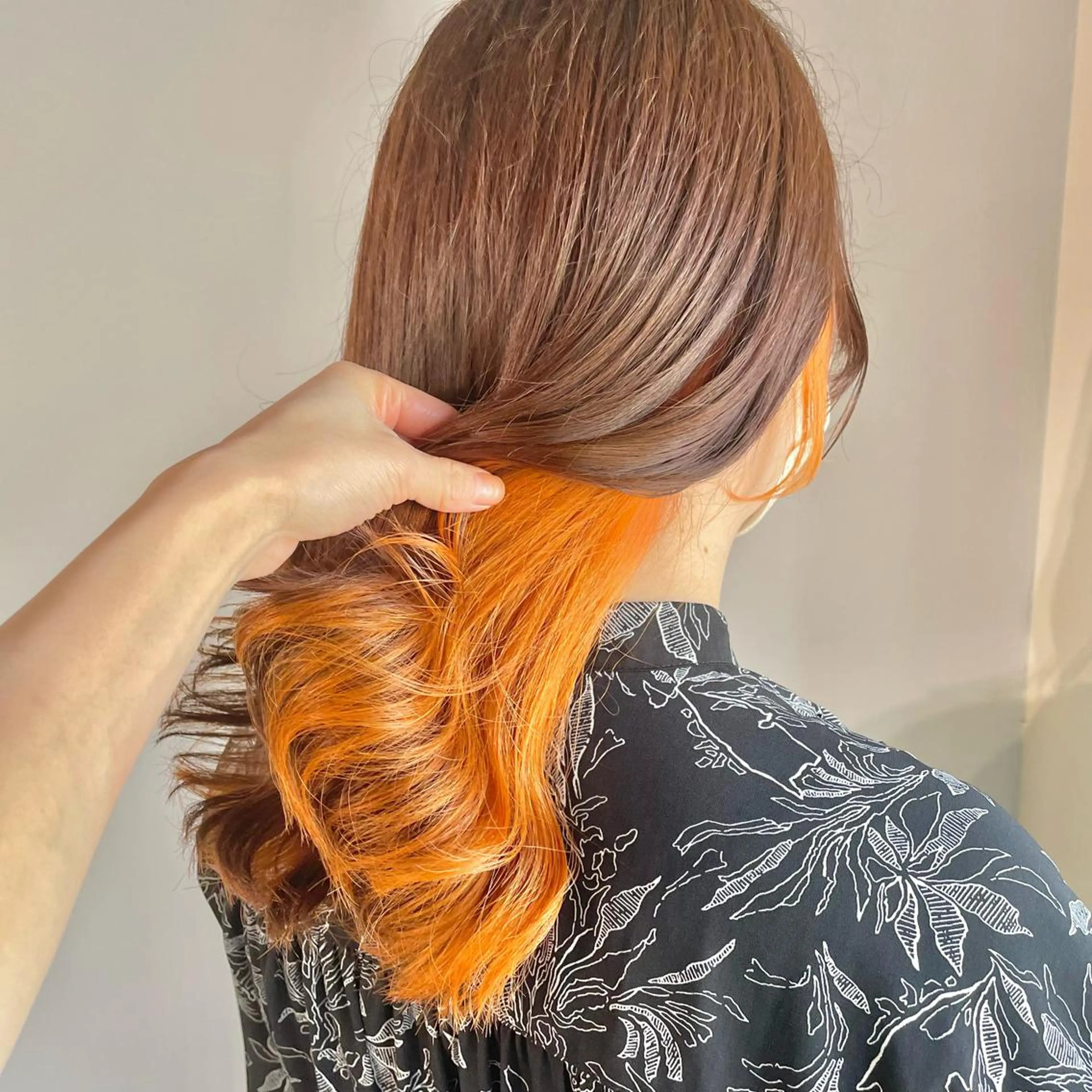 ミディアム カラー ベージュカラー インナーカラー ボブ ボブインナー La fith hair ray所属・メンズ/パーマ/ ブリーチ/KAITOのヘアスタイル