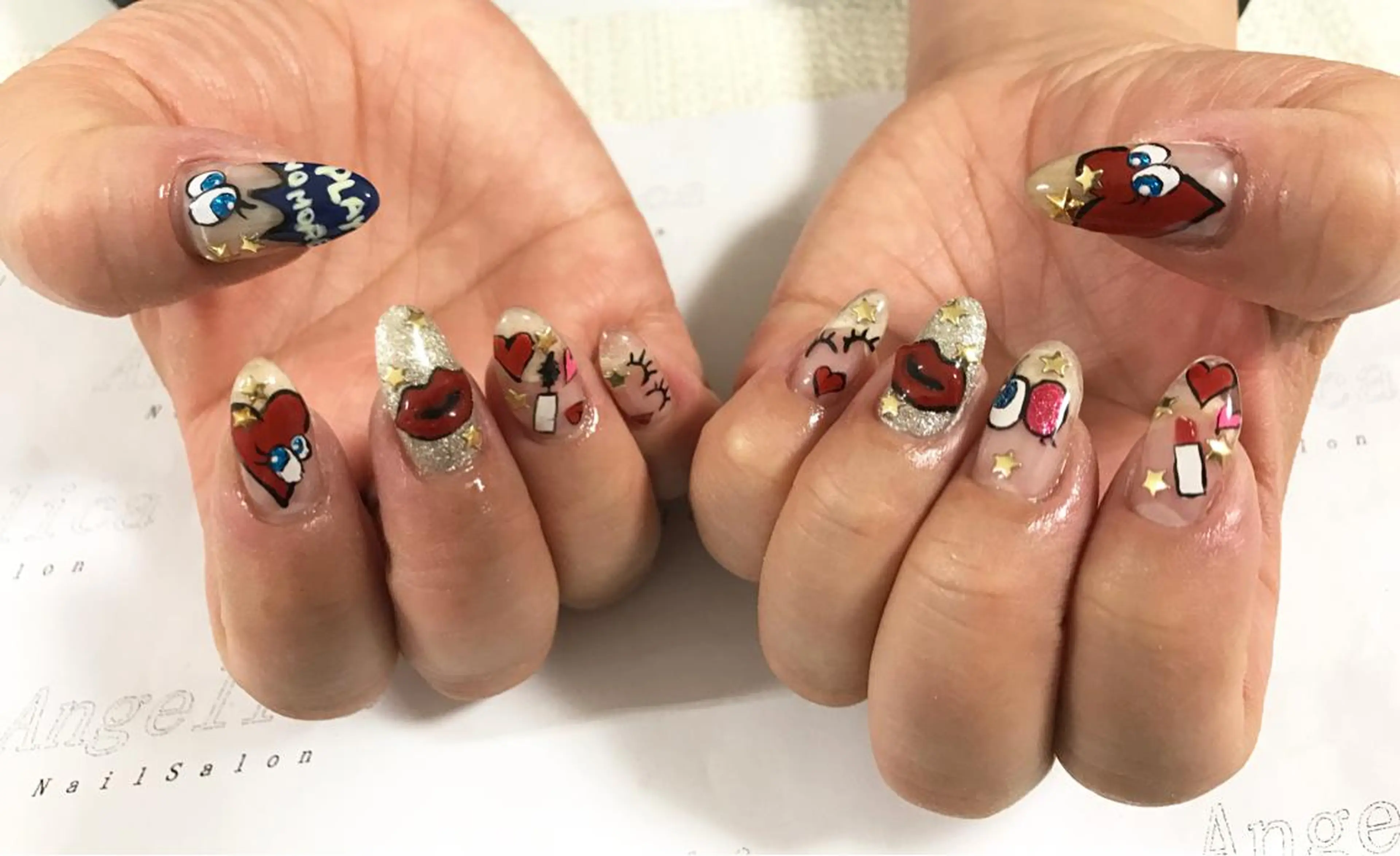 ネイル Angelica ネイリストのネイルデザイン