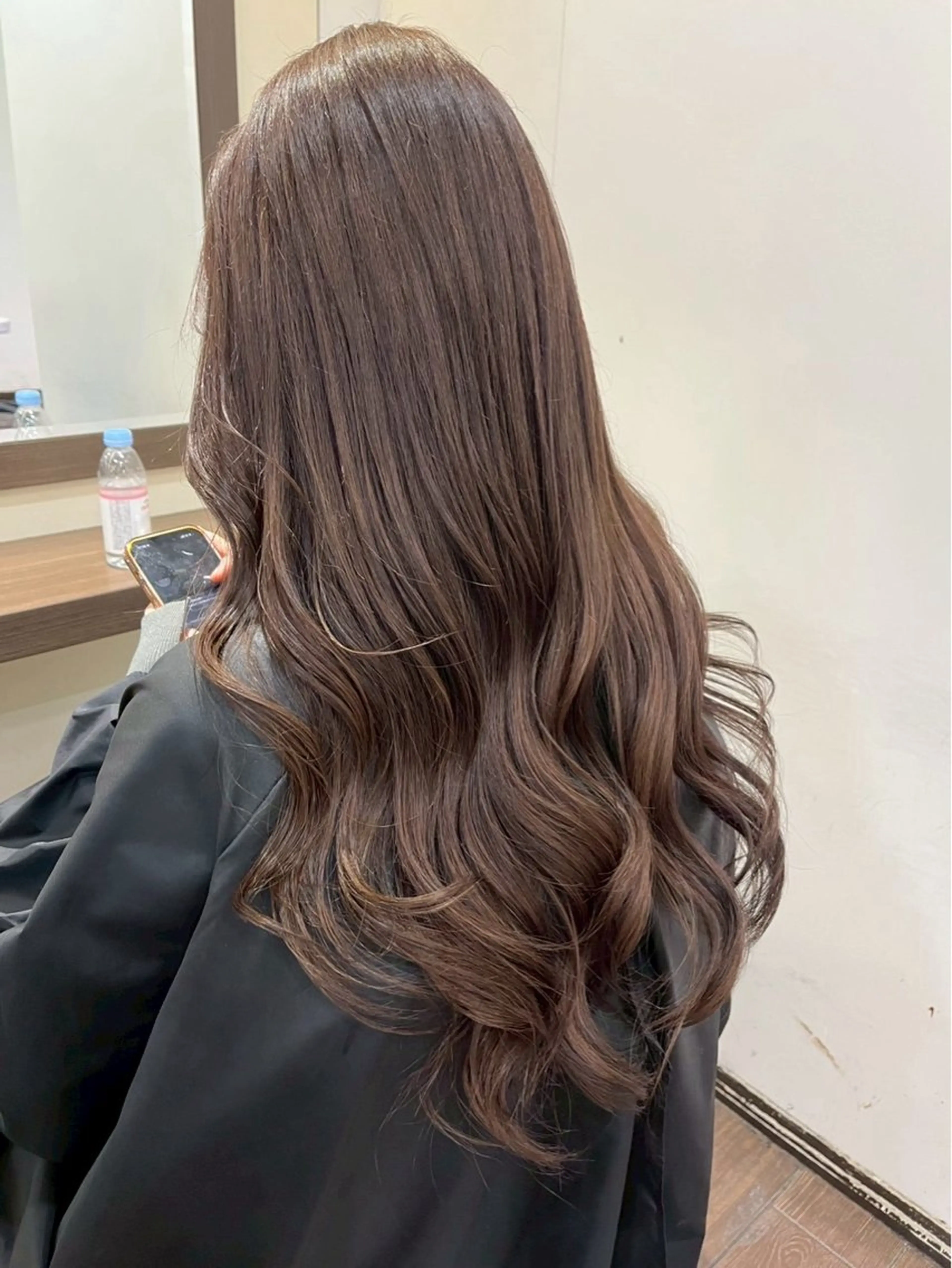 ロング カラー ヘアカラー トリートメント 🎀暖色カラー/ ハナ🎀のヘアスタイル