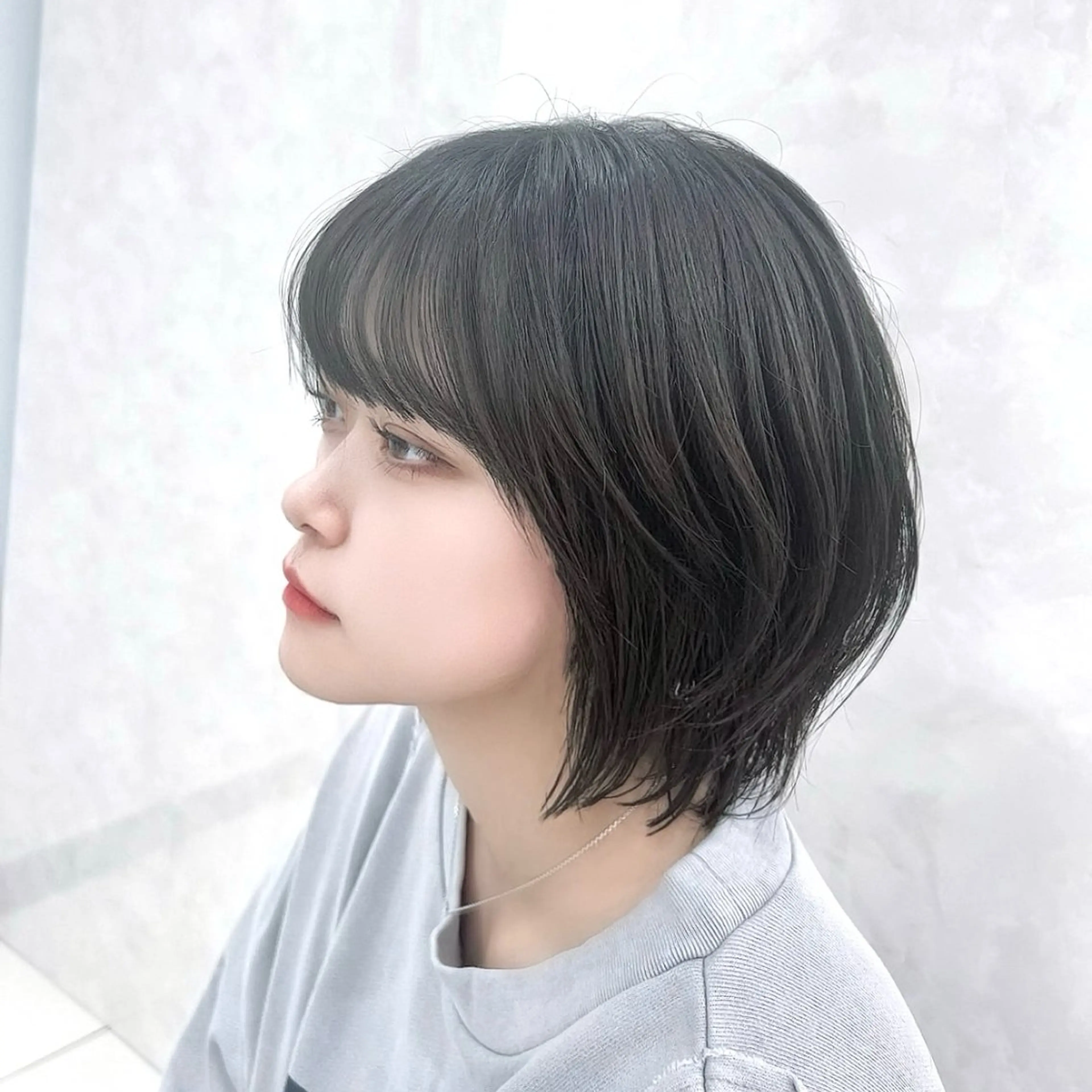 ショート 韓国顔まわり/前髪 /レイヤー/いつきのヘアスタイル