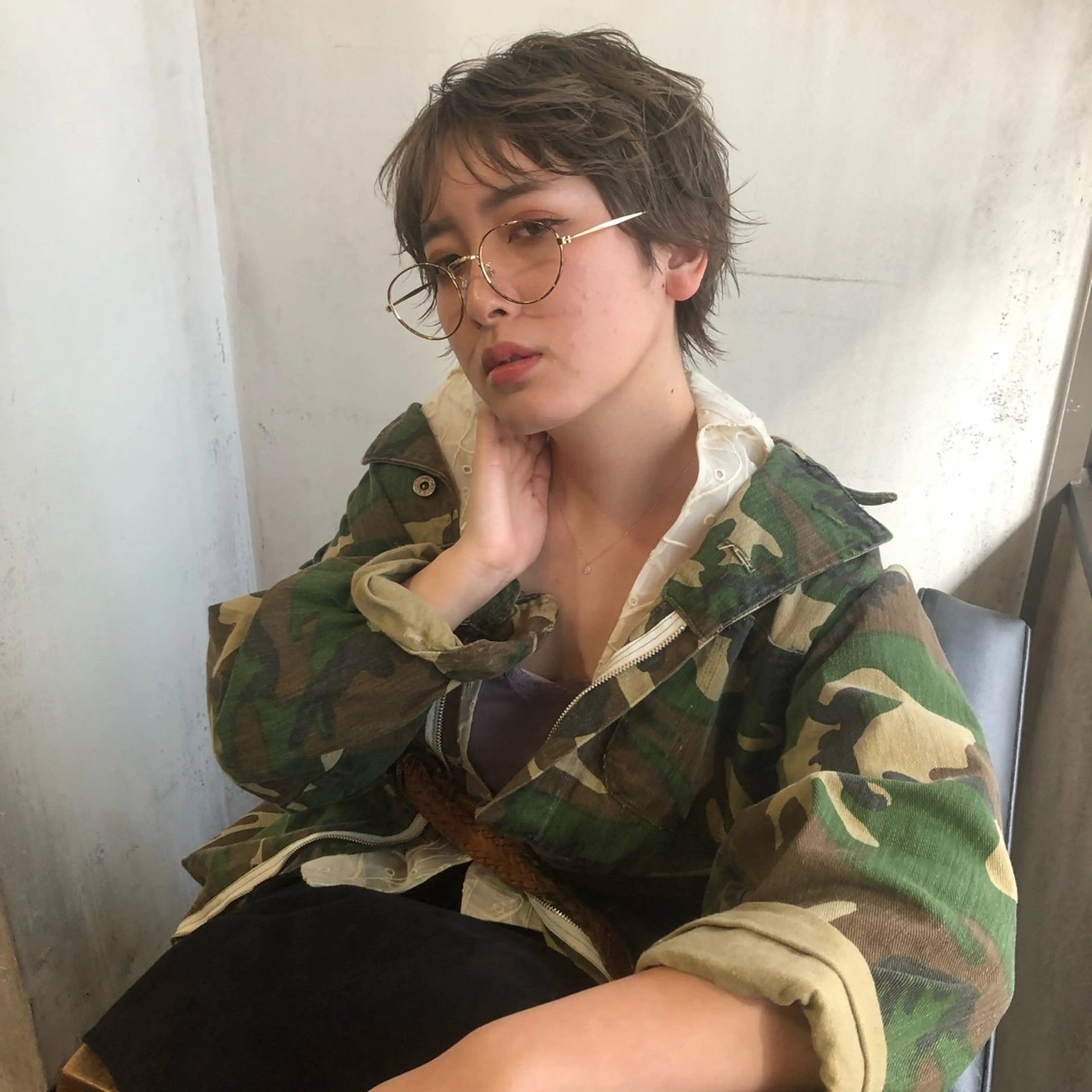 ショート カラー ショート/ボブ/ 心斎橋/宮脇美奈のヘアスタイル