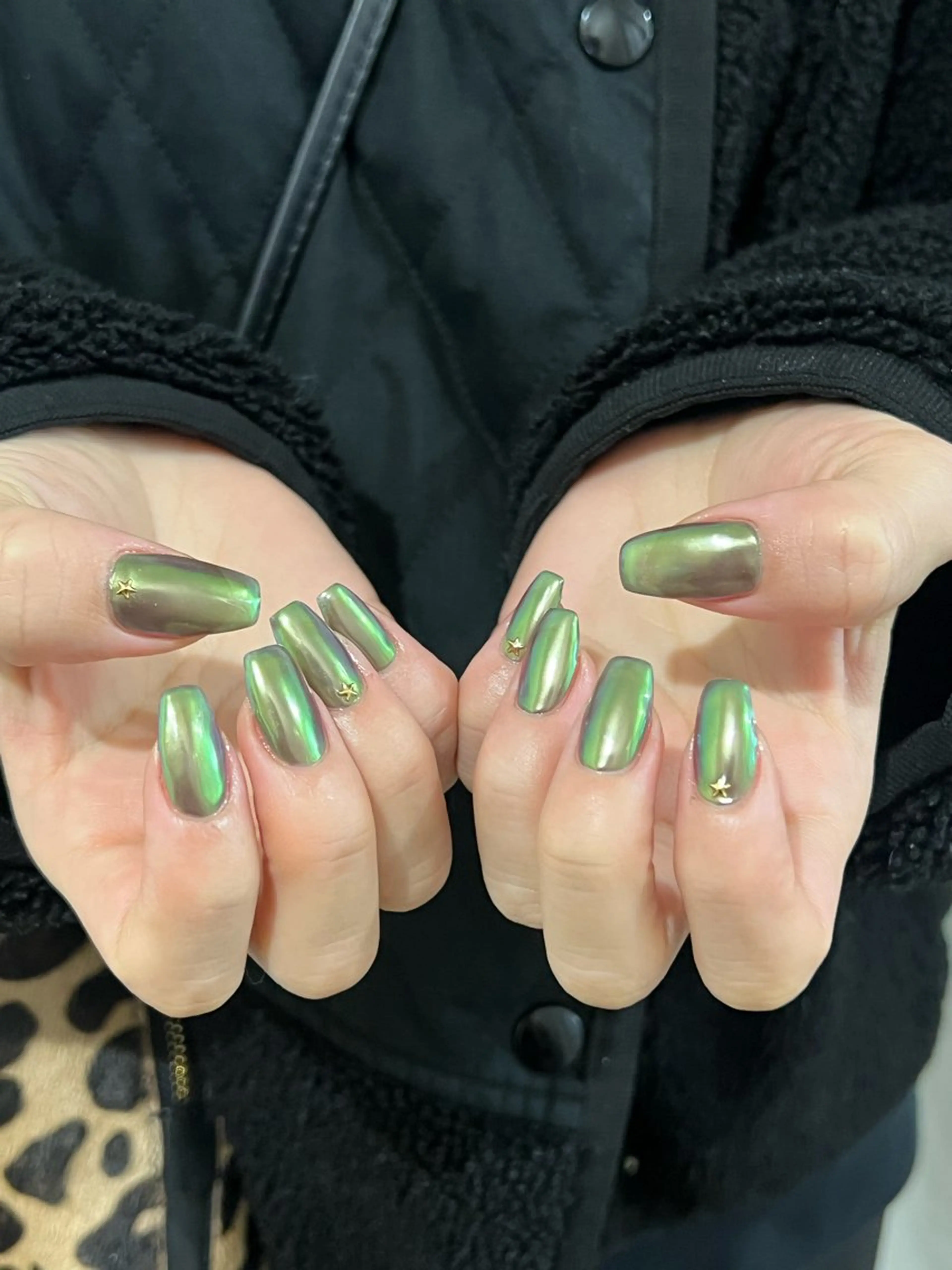 ミラーネイル10本（全面orグラデーション）の写真