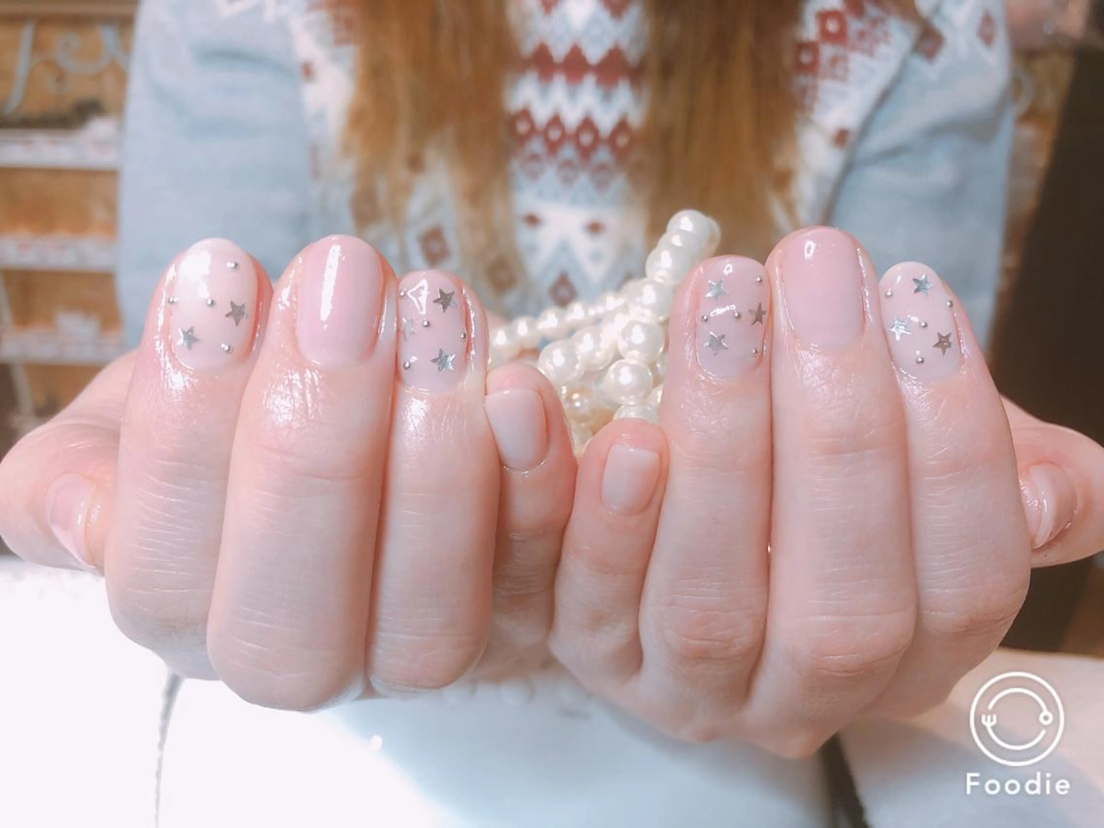 ミディアム ネイル 長さ出し専門 nynaのネイルデザイン