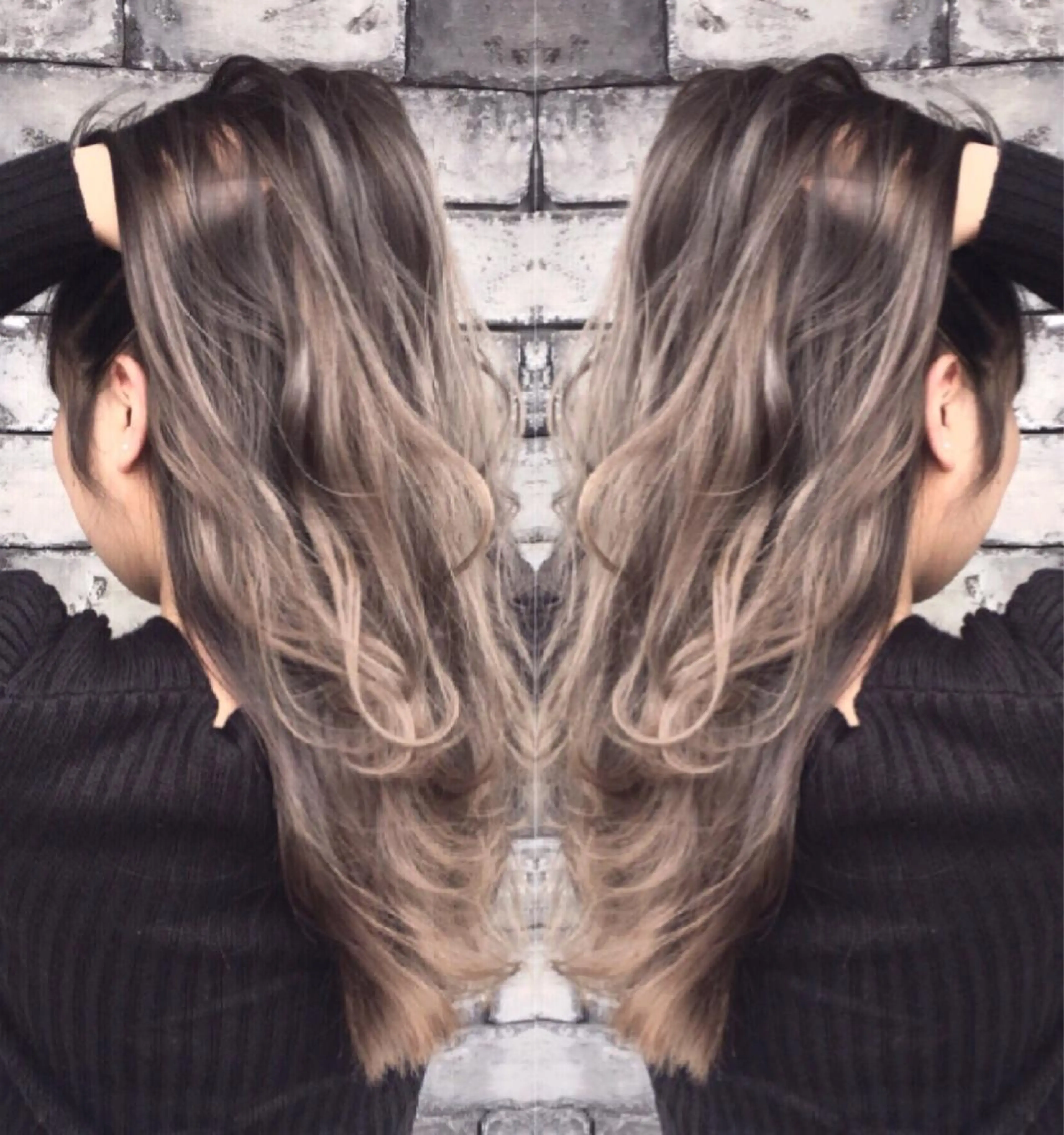 ロング 外国人風カラー レイヤーカット ヘアカラー トリートメント ヘアセット ❤️千葉県代表❤️ 店長❤️柿本翔一朗のヘアスタイル