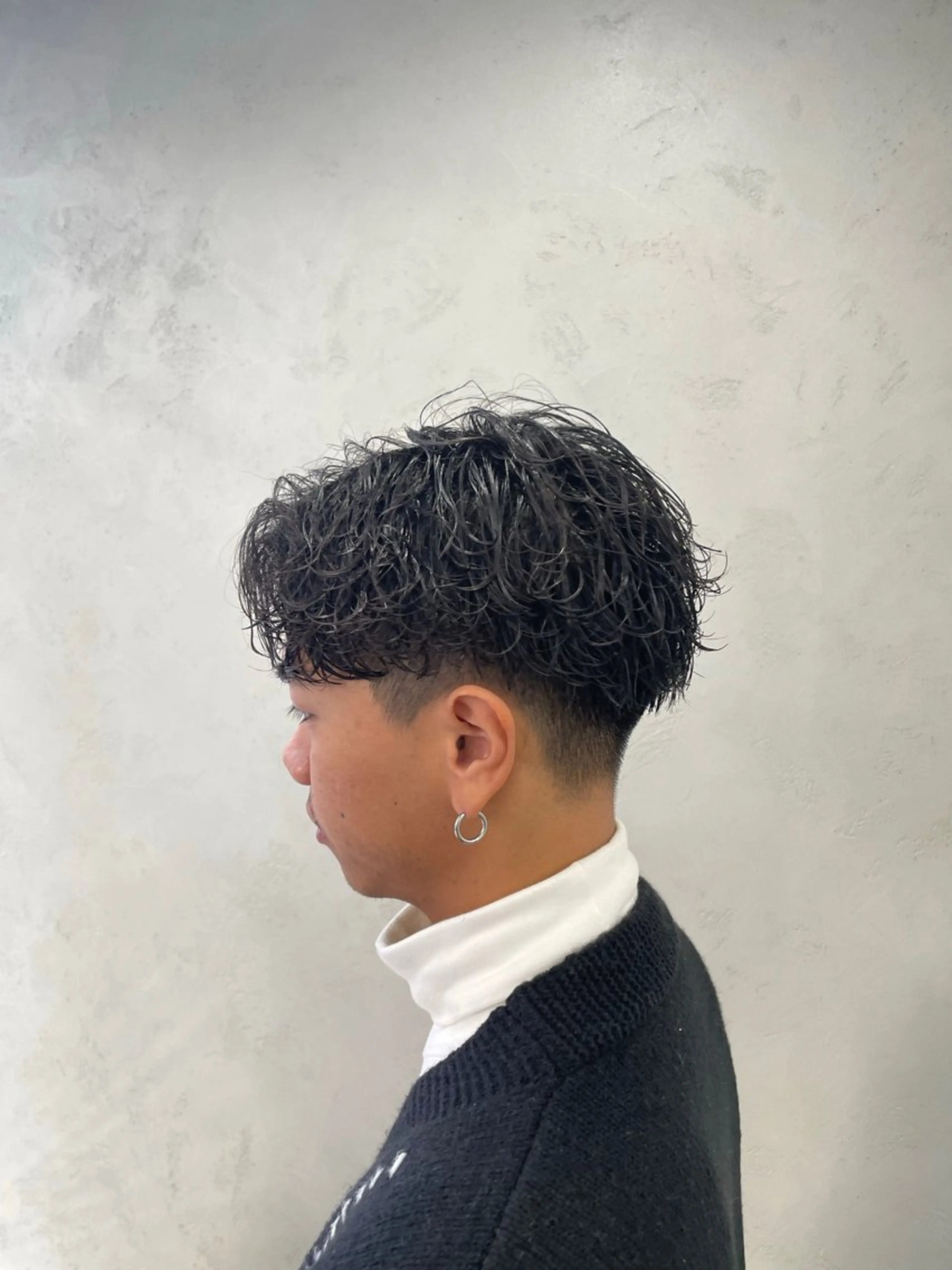 ショート 柏/シャドウパーマ/ ナチュラル/颯寿のヘアスタイル