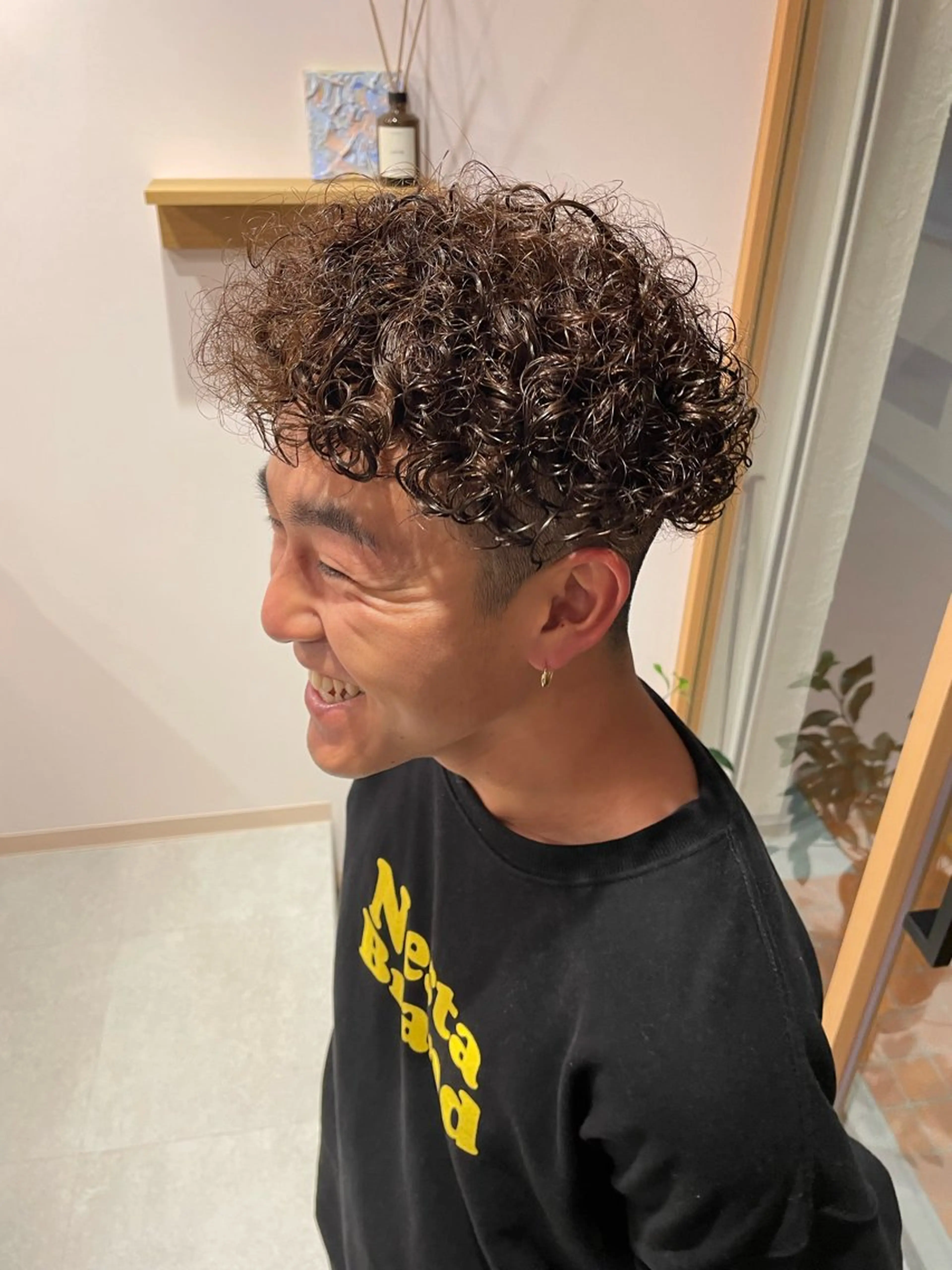 メンズ カット レイヤー/ボブパーマ /垢抜け/タクミのヘアスタイル