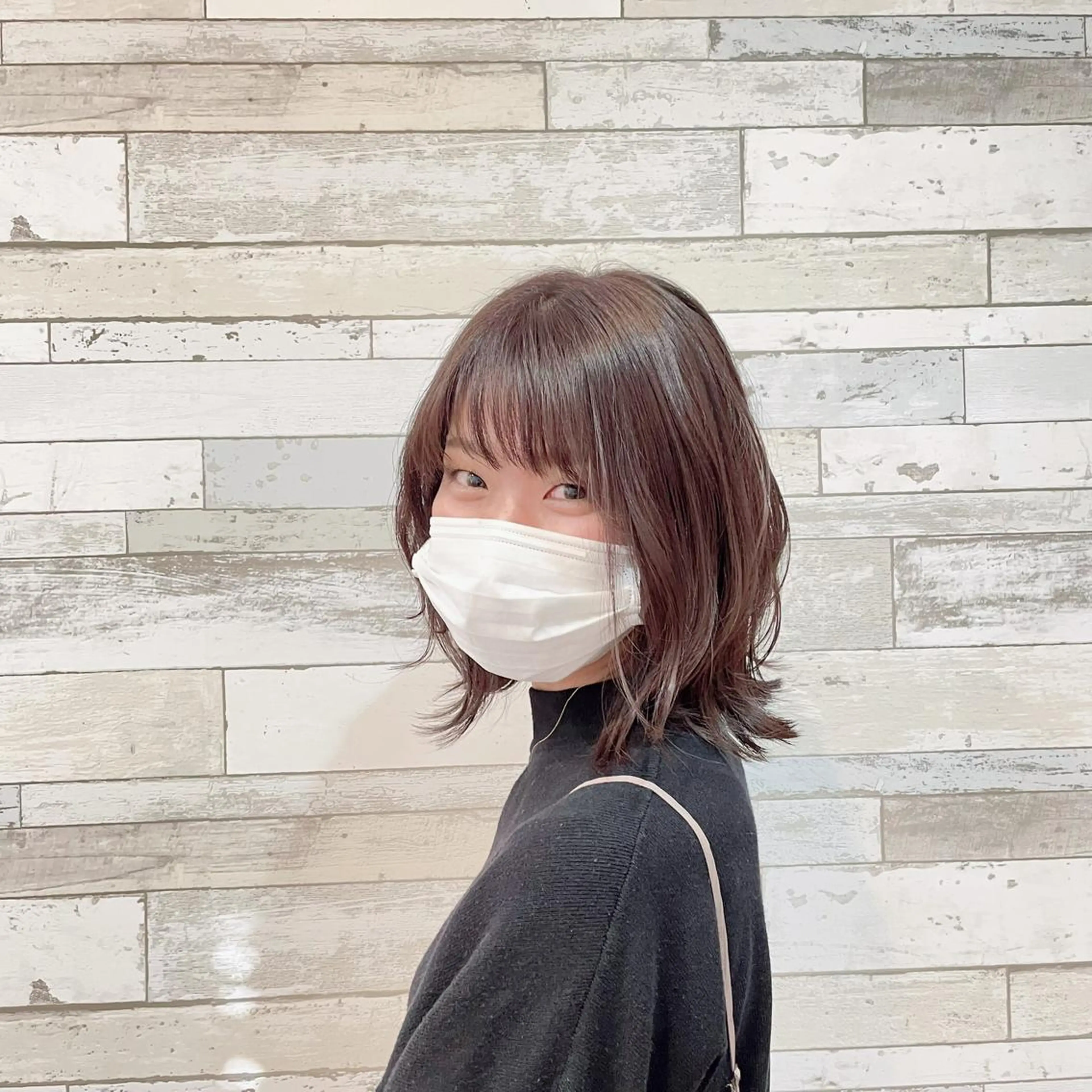 ミディアム miyuki AFLOATのヘアスタイル