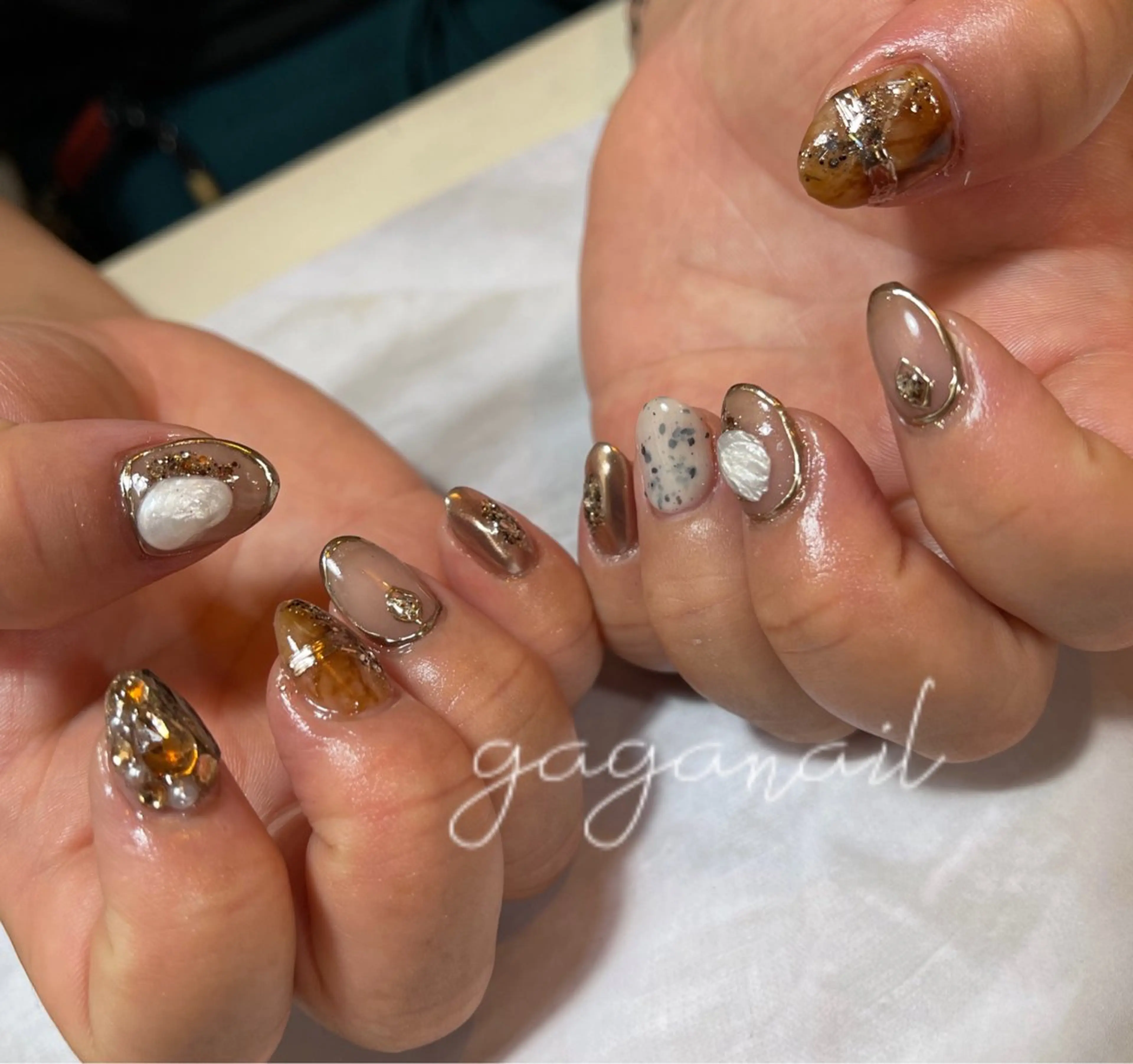 ネイル 持ち込み nailsalon gagaのネイルデザイン