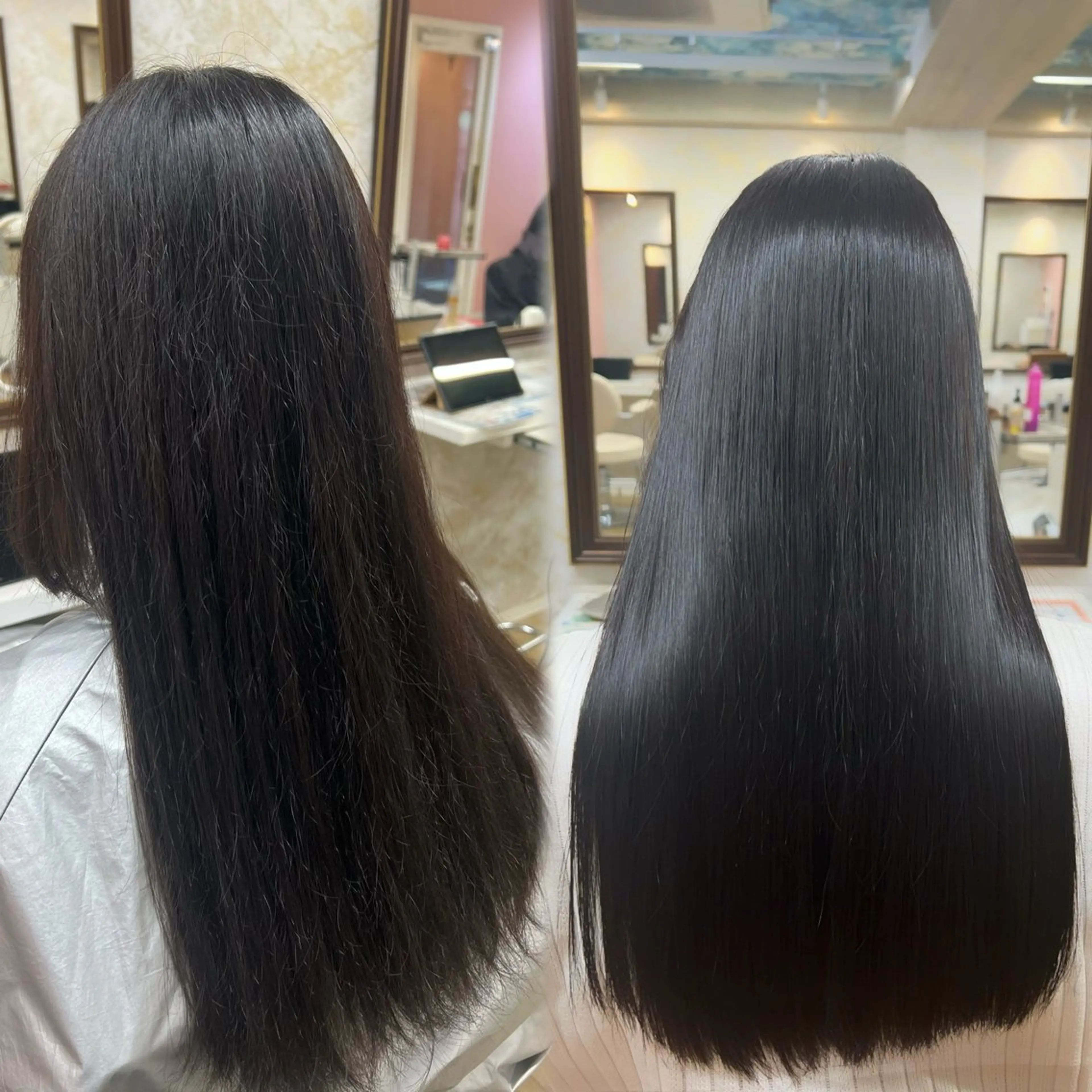 ロング 縮毛矯正 トリートメント 髪質改善特化💫 韓国ヘアAyumuのヘアスタイル