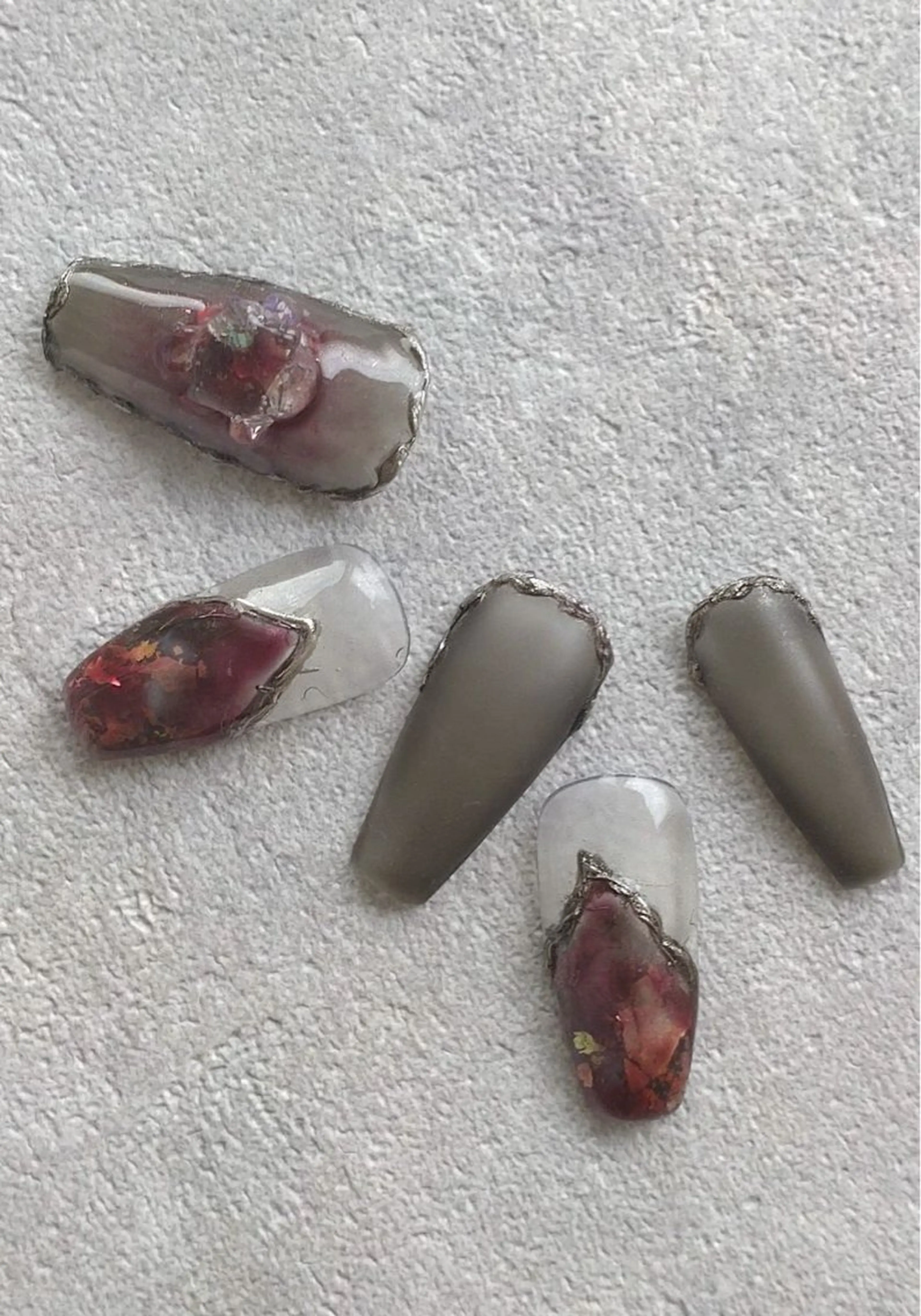 ネイル ⭐︎休業中の練習⭐︎ JNA認定講師髙橋のネイルデザイン