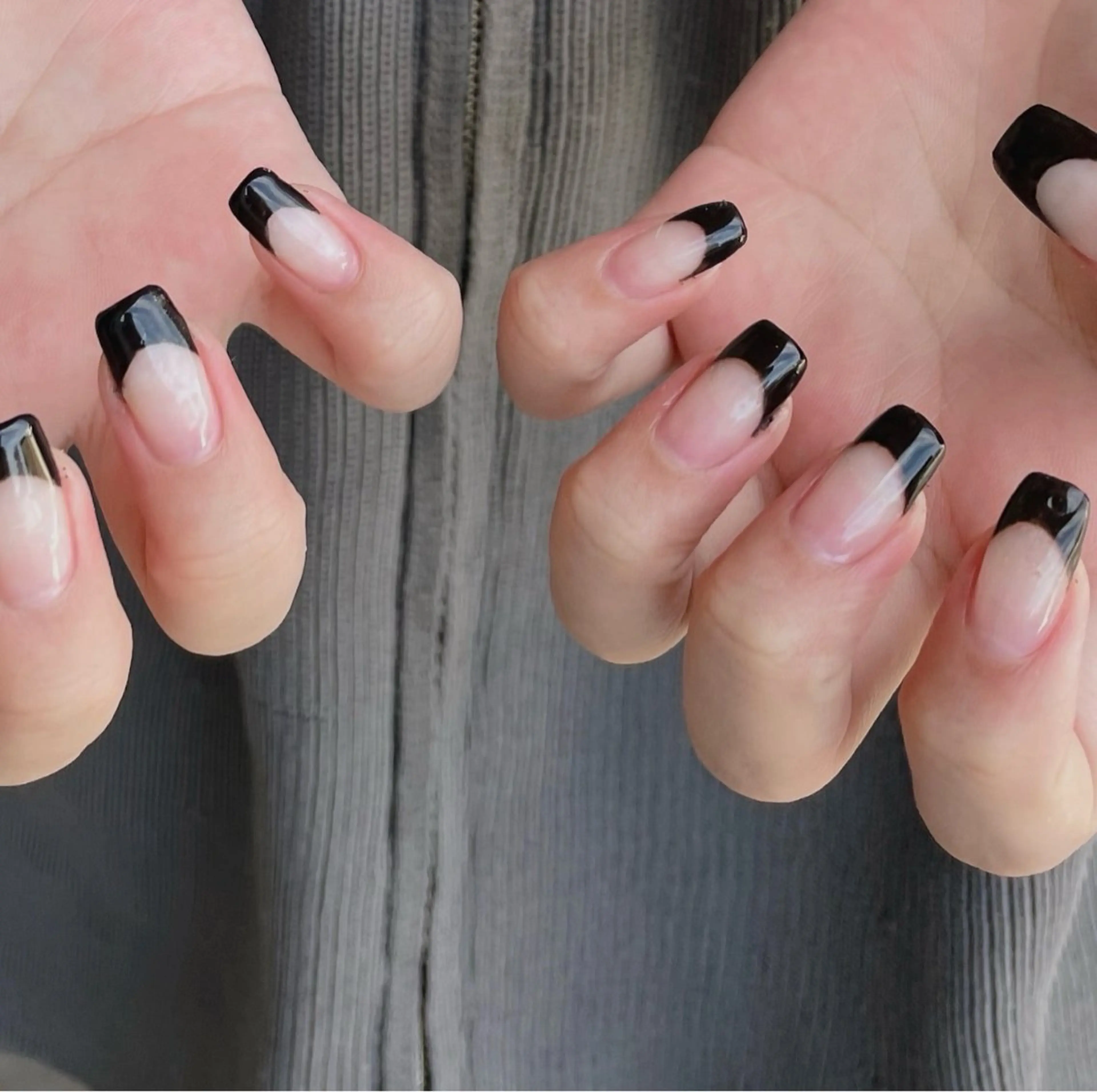 ネイル クリアネイル フレンチネイル yoka /富山ネイル/新庄町のネイルデザイン