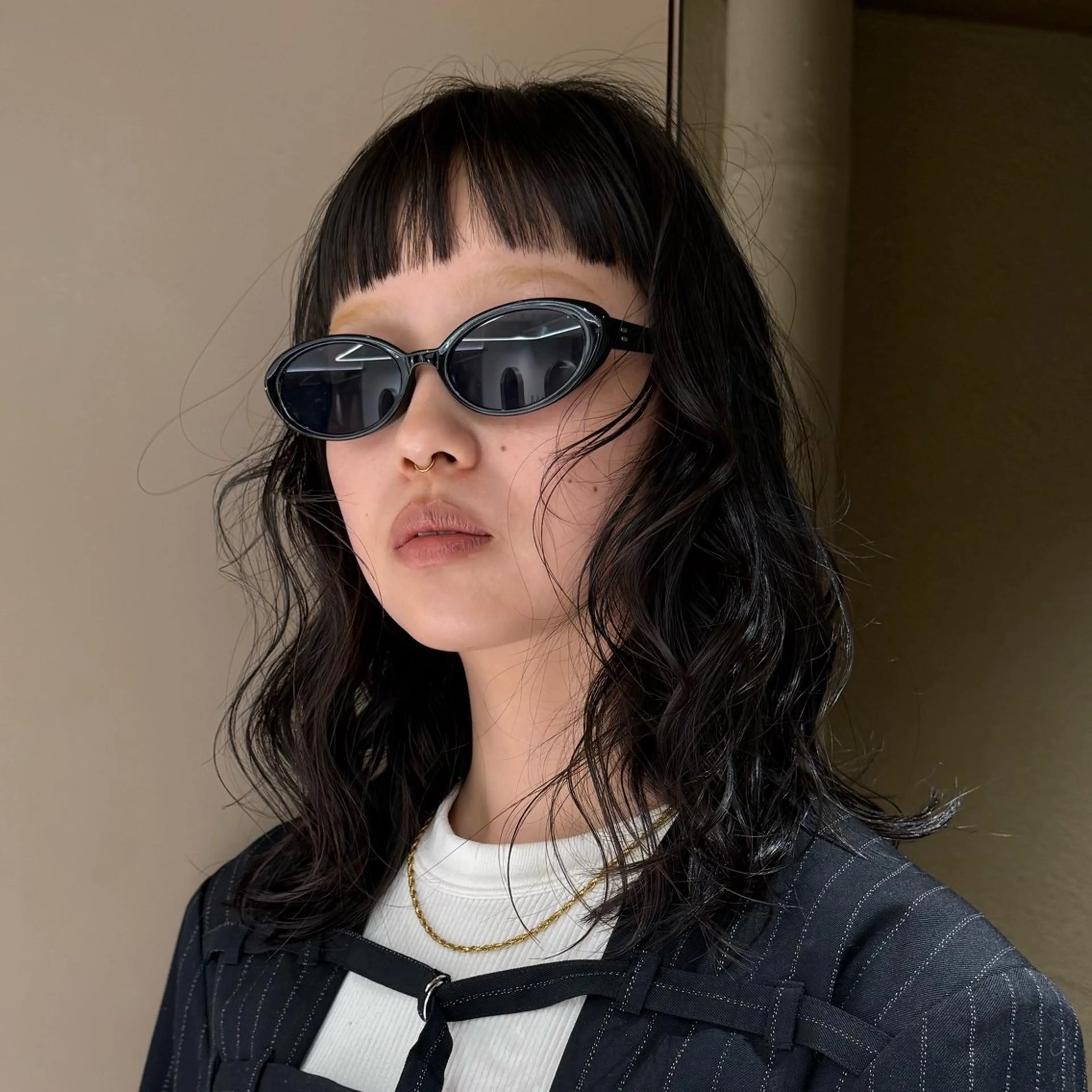 セミロング パーマ カット パーマ maison mile所属・maisonmile Akariのヘアスタイル