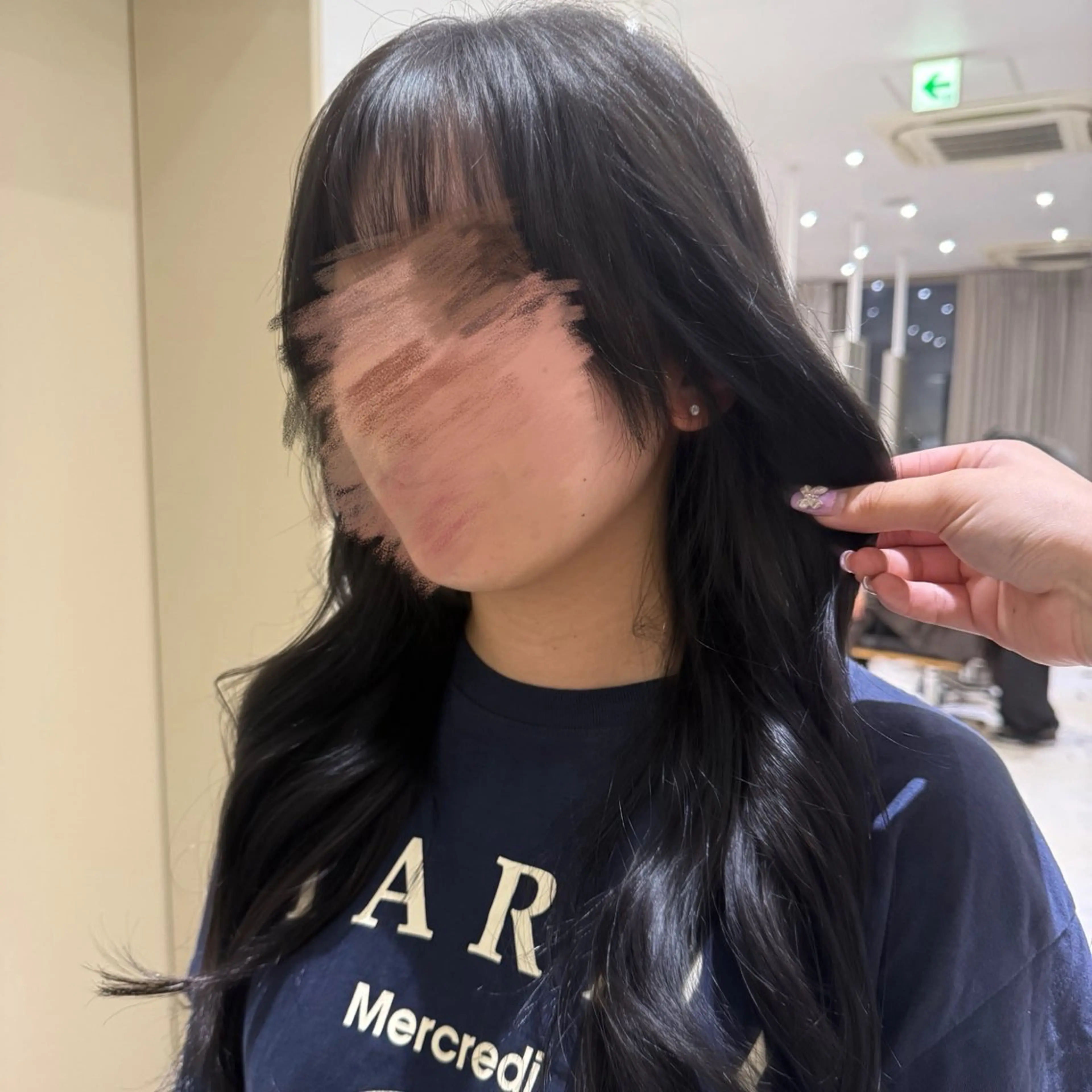 ロング カラー Zina天神🌻田中 愛香のヘアスタイル