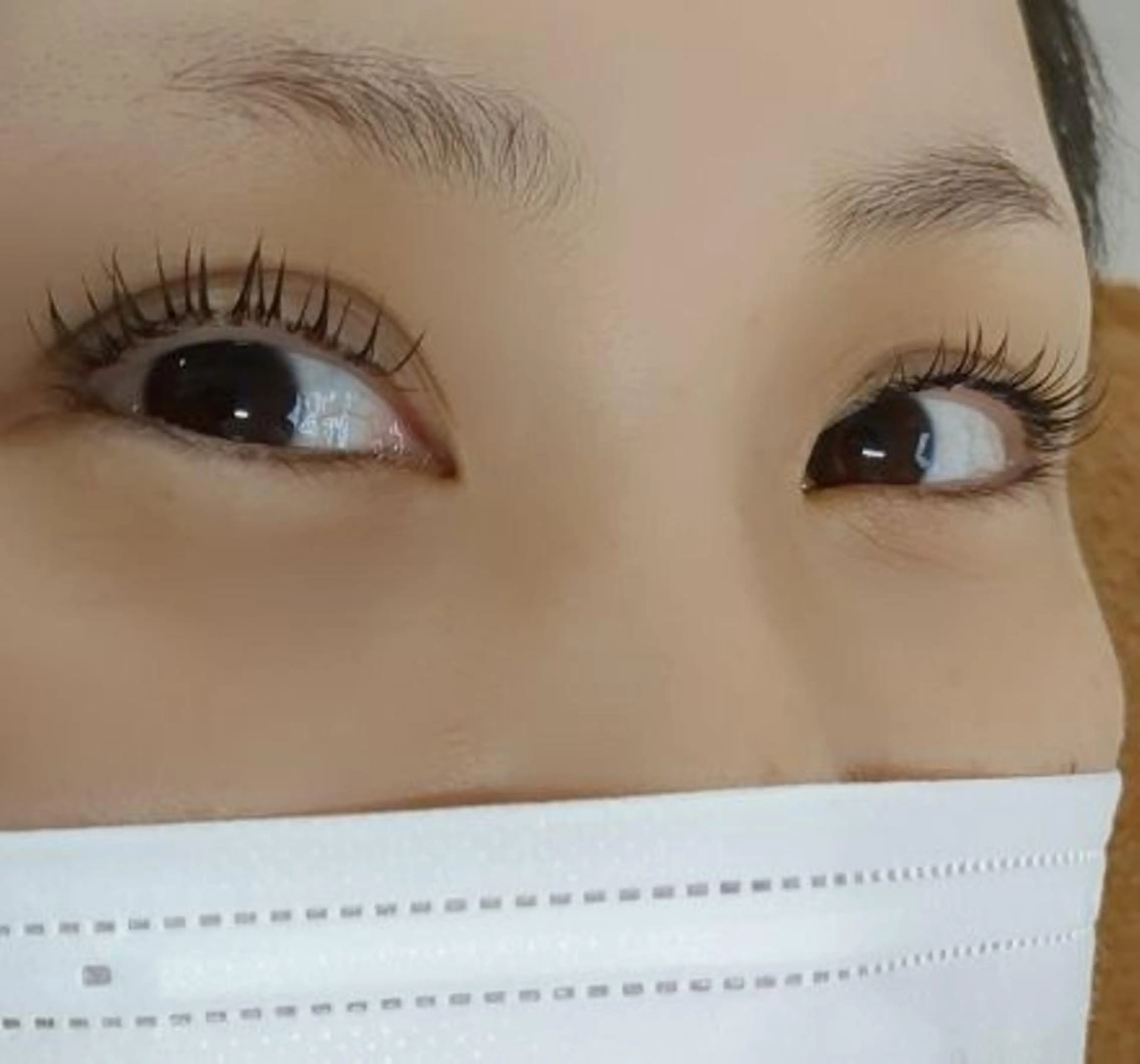 エクステ+パーマ🌸〈100本〉練習モデルの写真