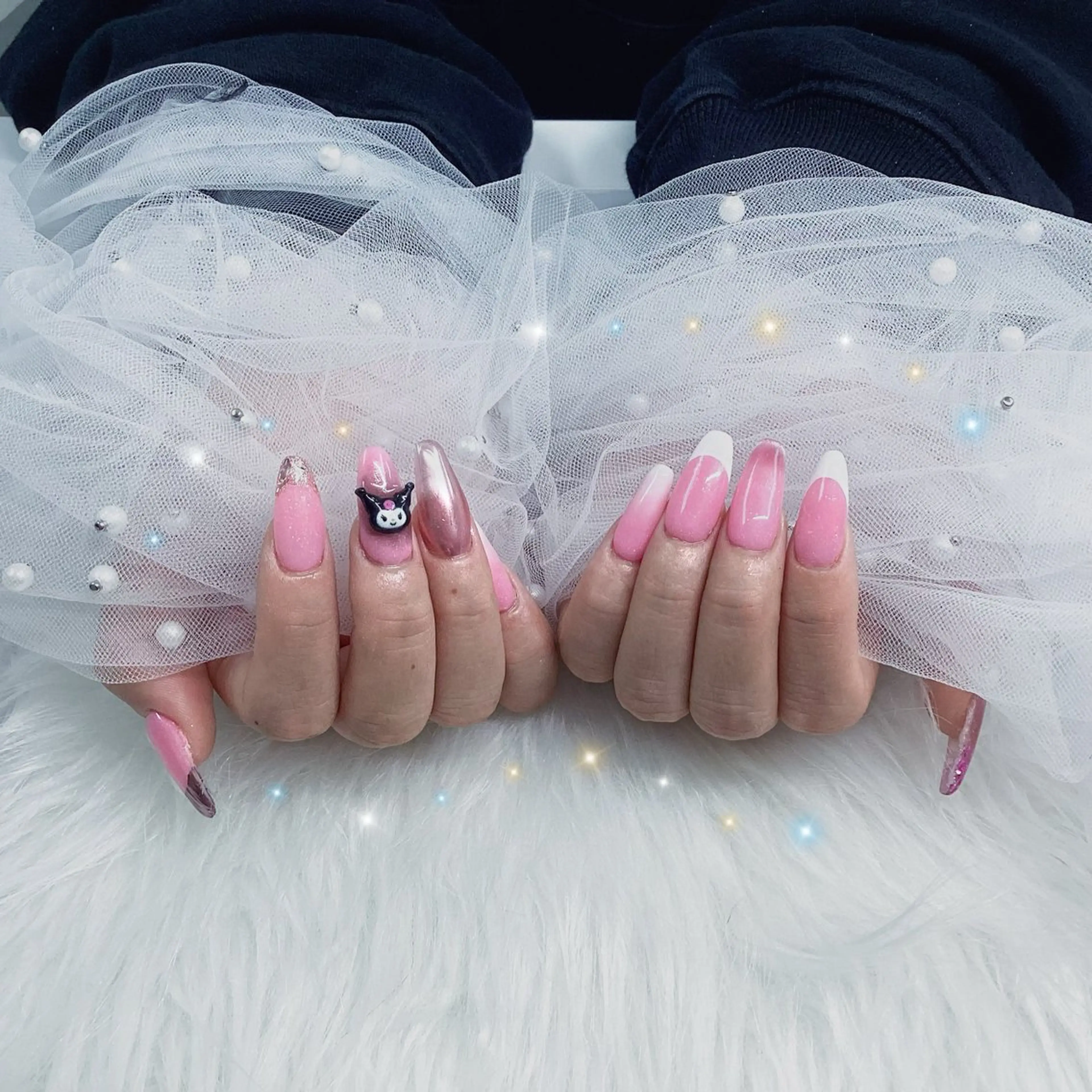 ネイル パーツ全部¥110 サロンミミのネイルデザイン