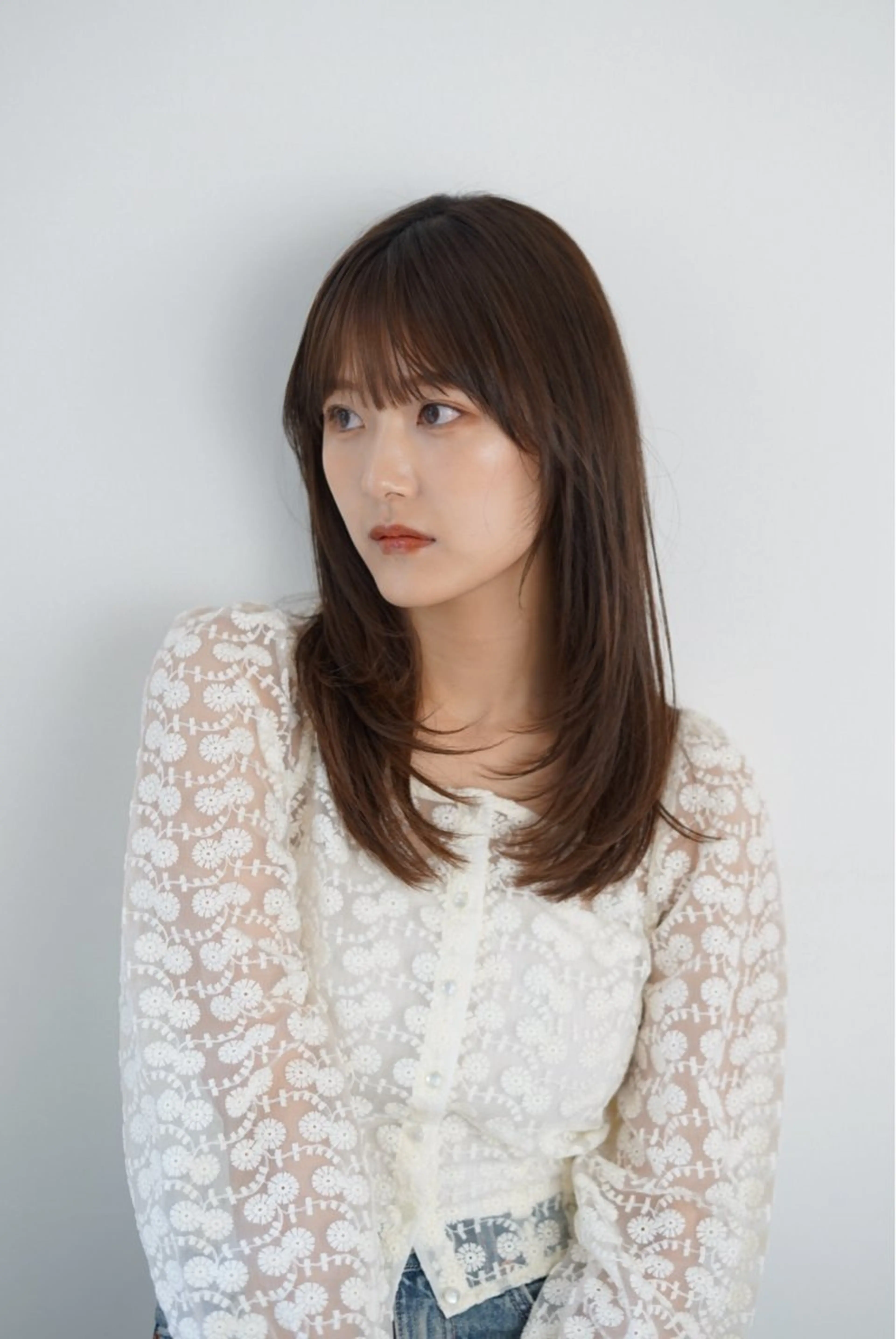 ロング レイヤーカット 無料カットモデル‪✨ ✂️Nanami🌷のヘアスタイル