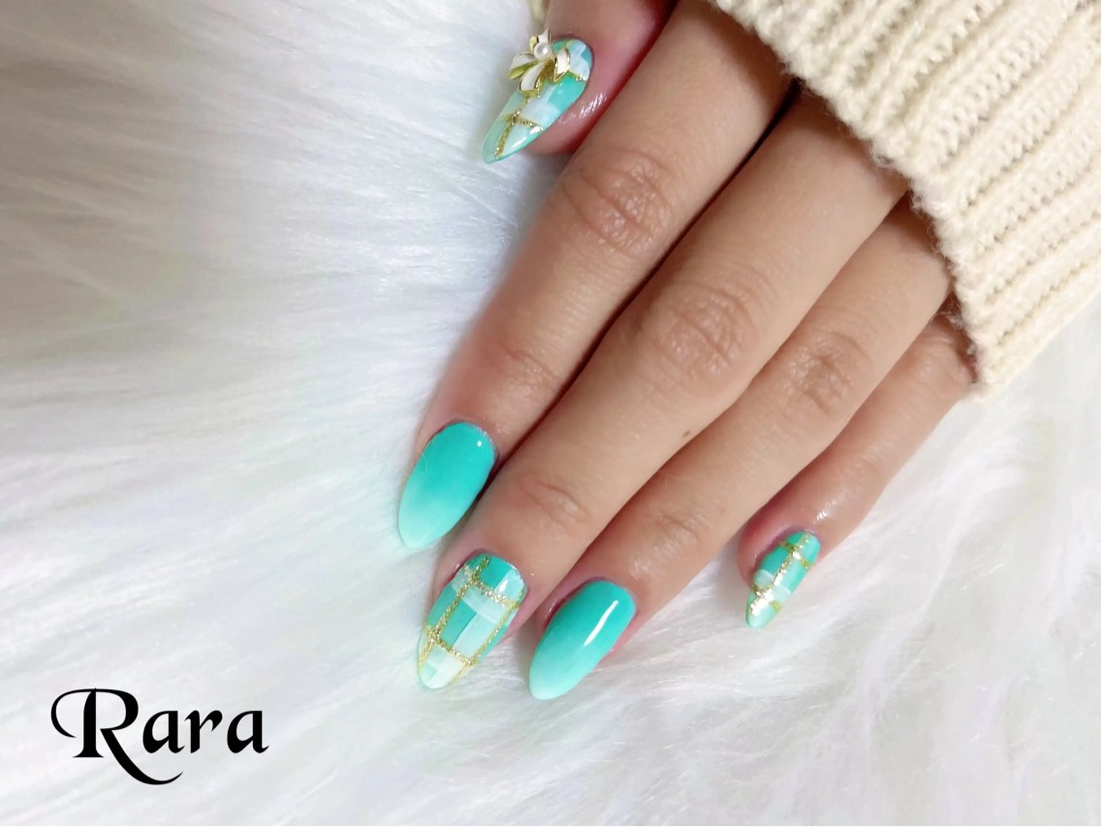 ネイル 持ち込み 冬ネイル Nail salon Raraのネイルデザイン