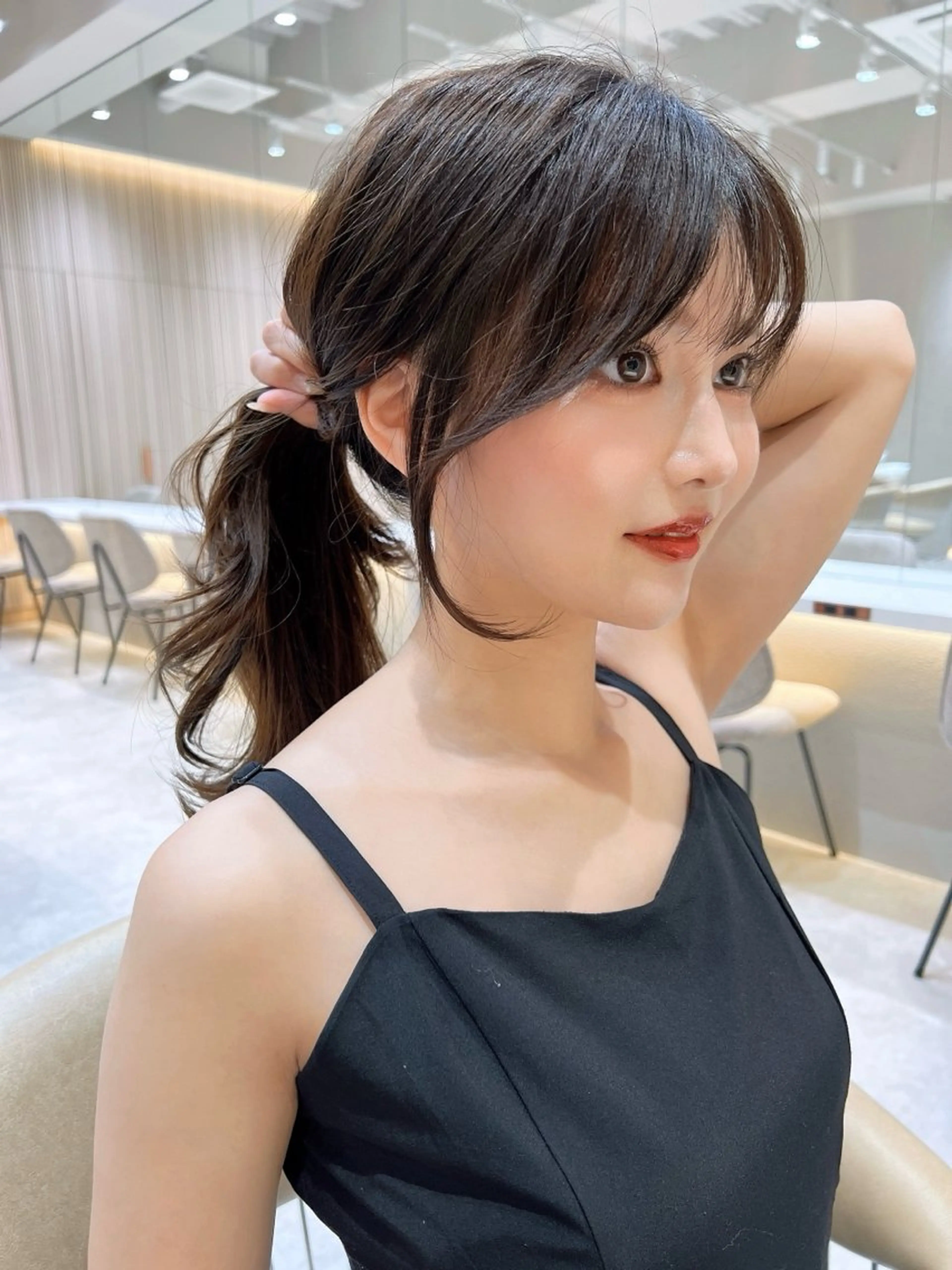 ロング カット レイヤーカット/ 顔周り 五島巨幹のヘアスタイル