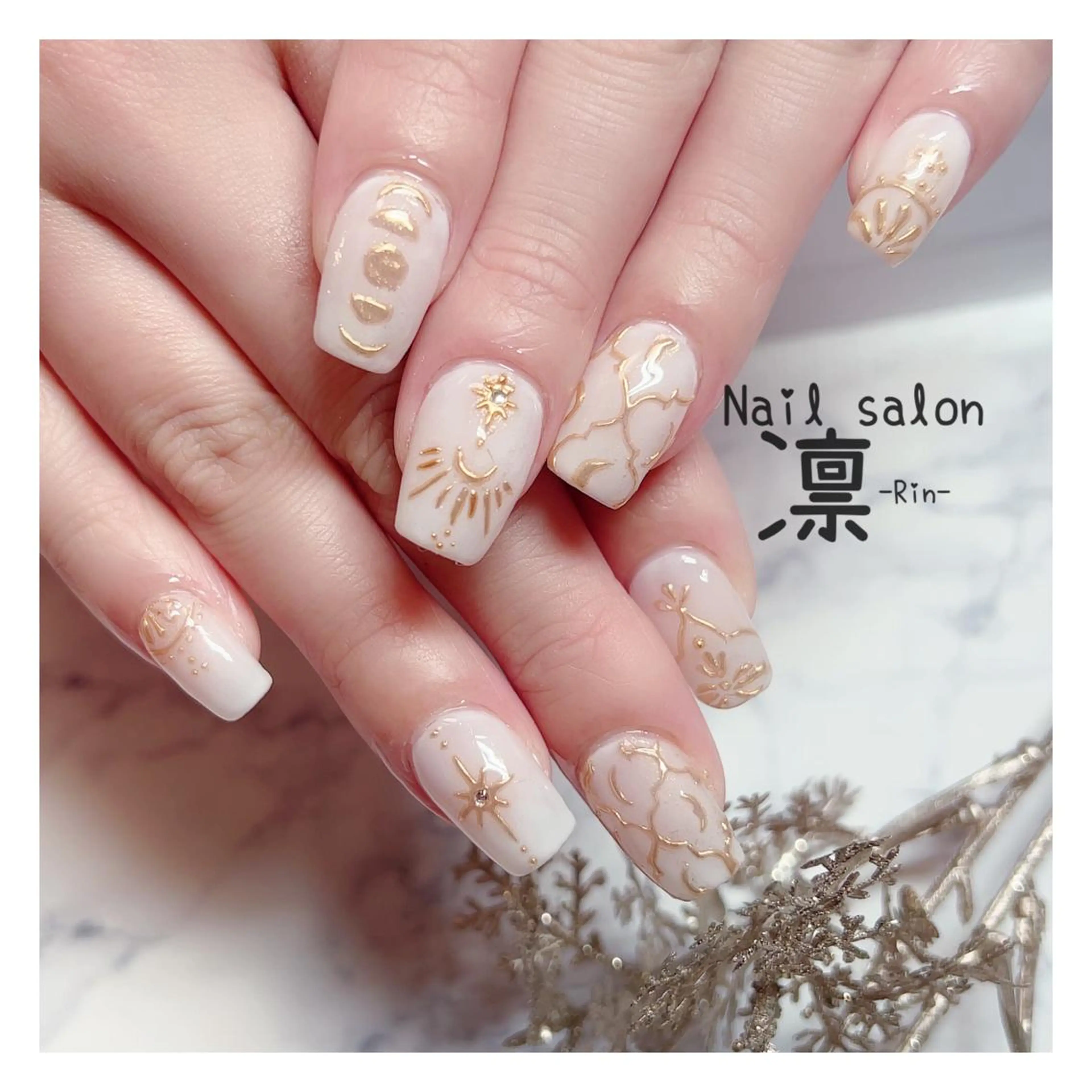 ネイル スカルプネイル private salon凛のネイルデザイン