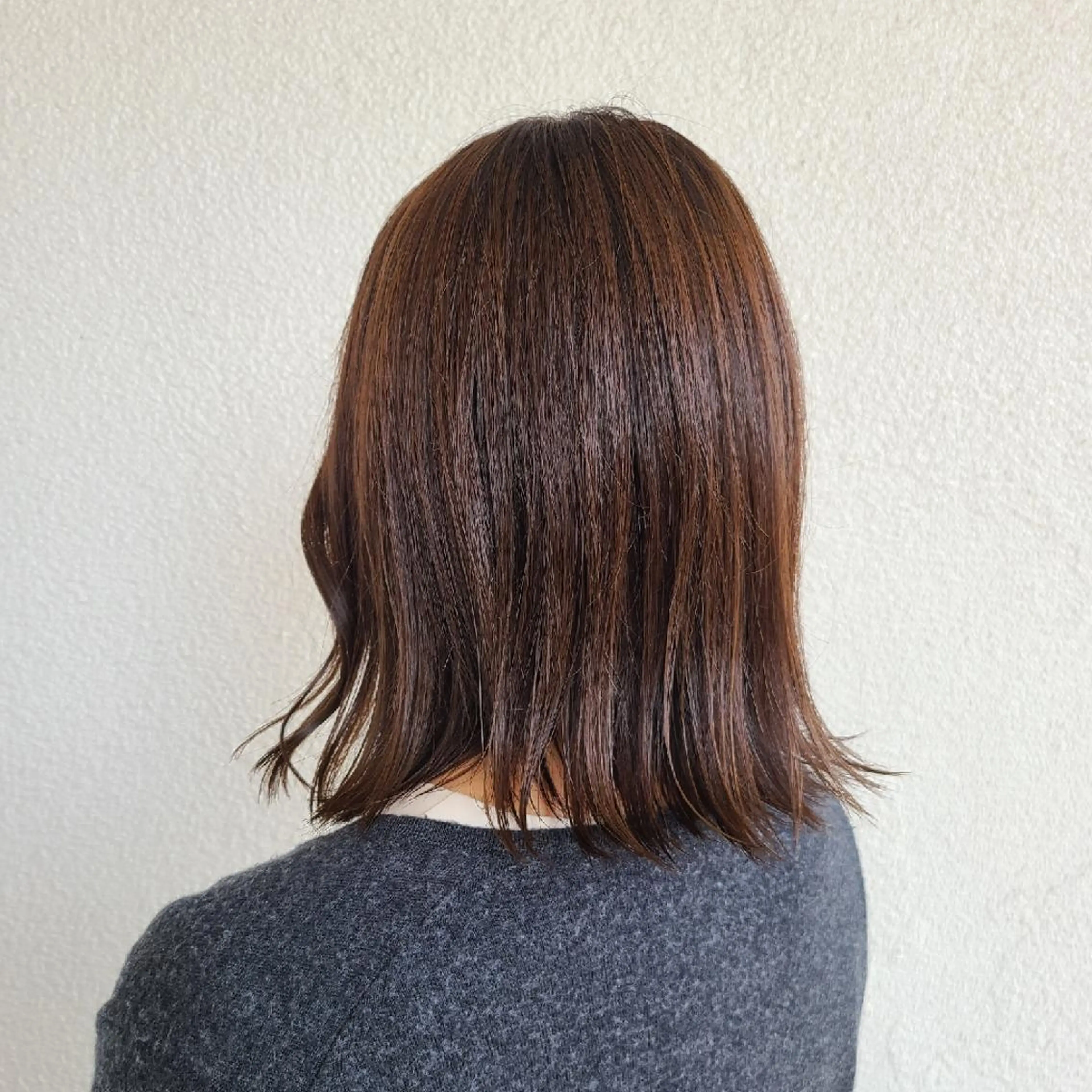 ミディアム カラー ベージュカラー ヘアカラー トリートメント Hazumi Ayanoのヘアスタイル