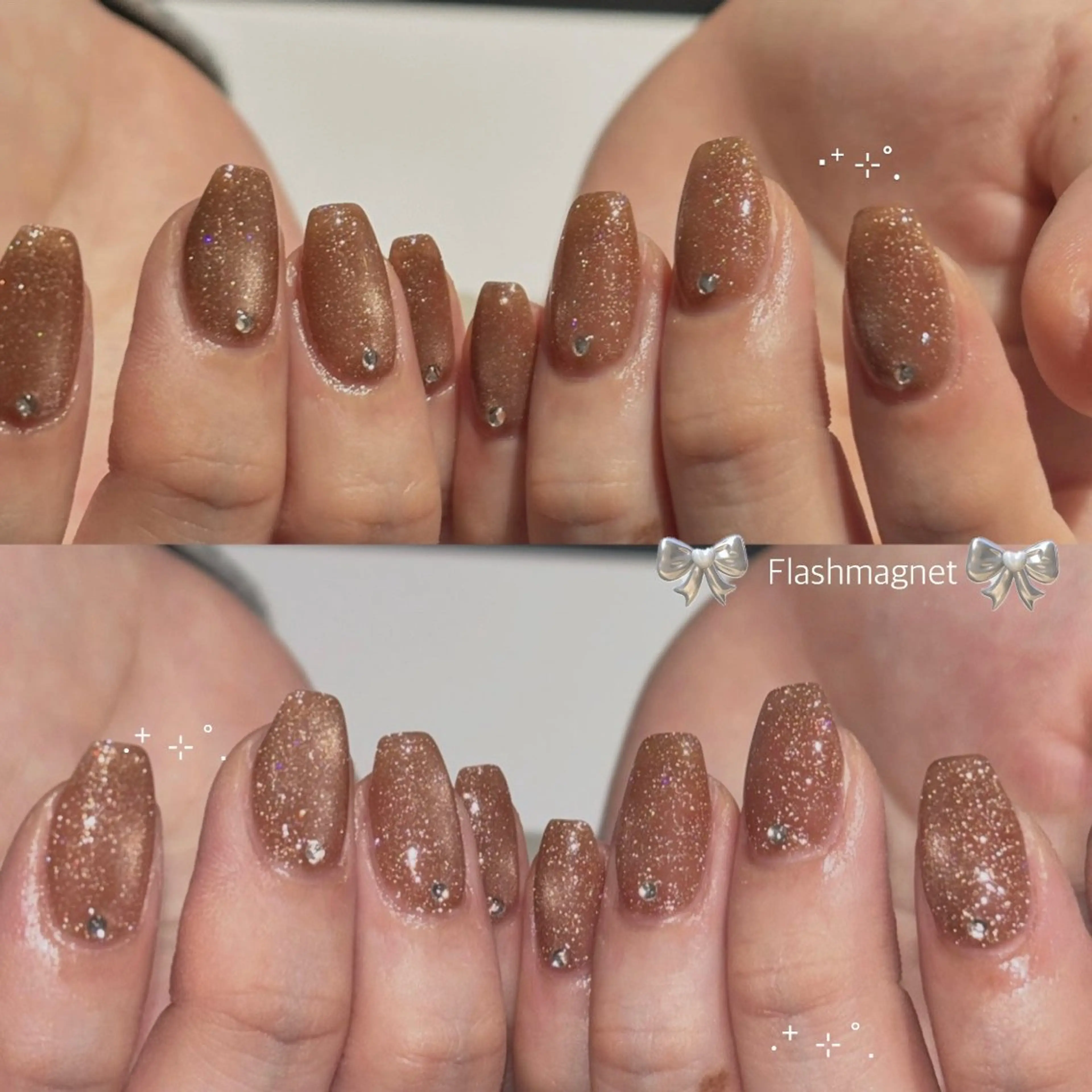 ネイル フラッシュネイル フラッシュマグ マグネットネイル ハンドネイル fein. Matsuri🎀のネイルデザイン