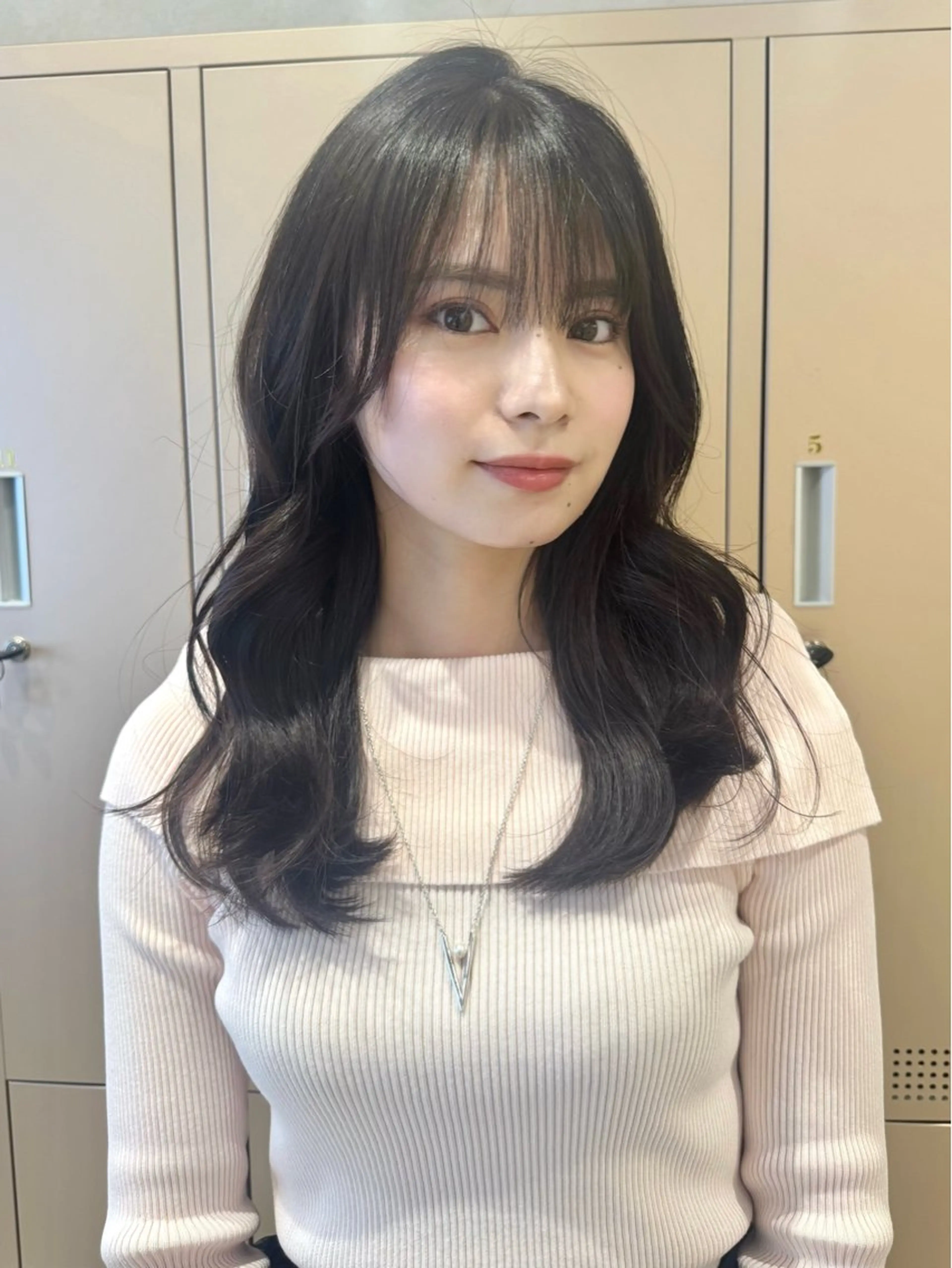 ロング カラー 透明感カラー レイヤーカット カット 🍑透明感color 🍑MOMOKA🍑のヘアスタイル