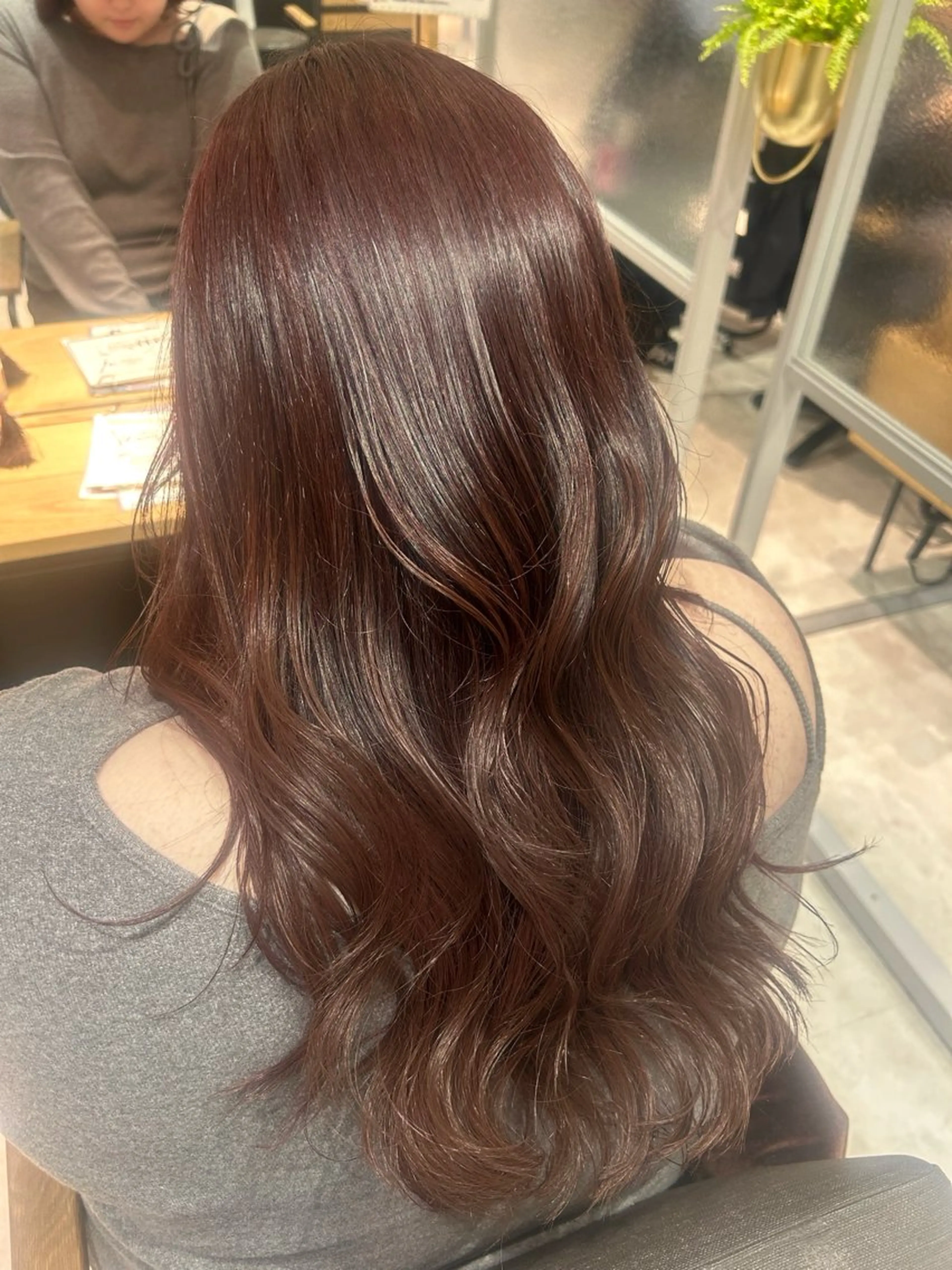 ロング カラー カット トリートメント 💜無料モデル募集 ‪Miyuのヘアスタイル