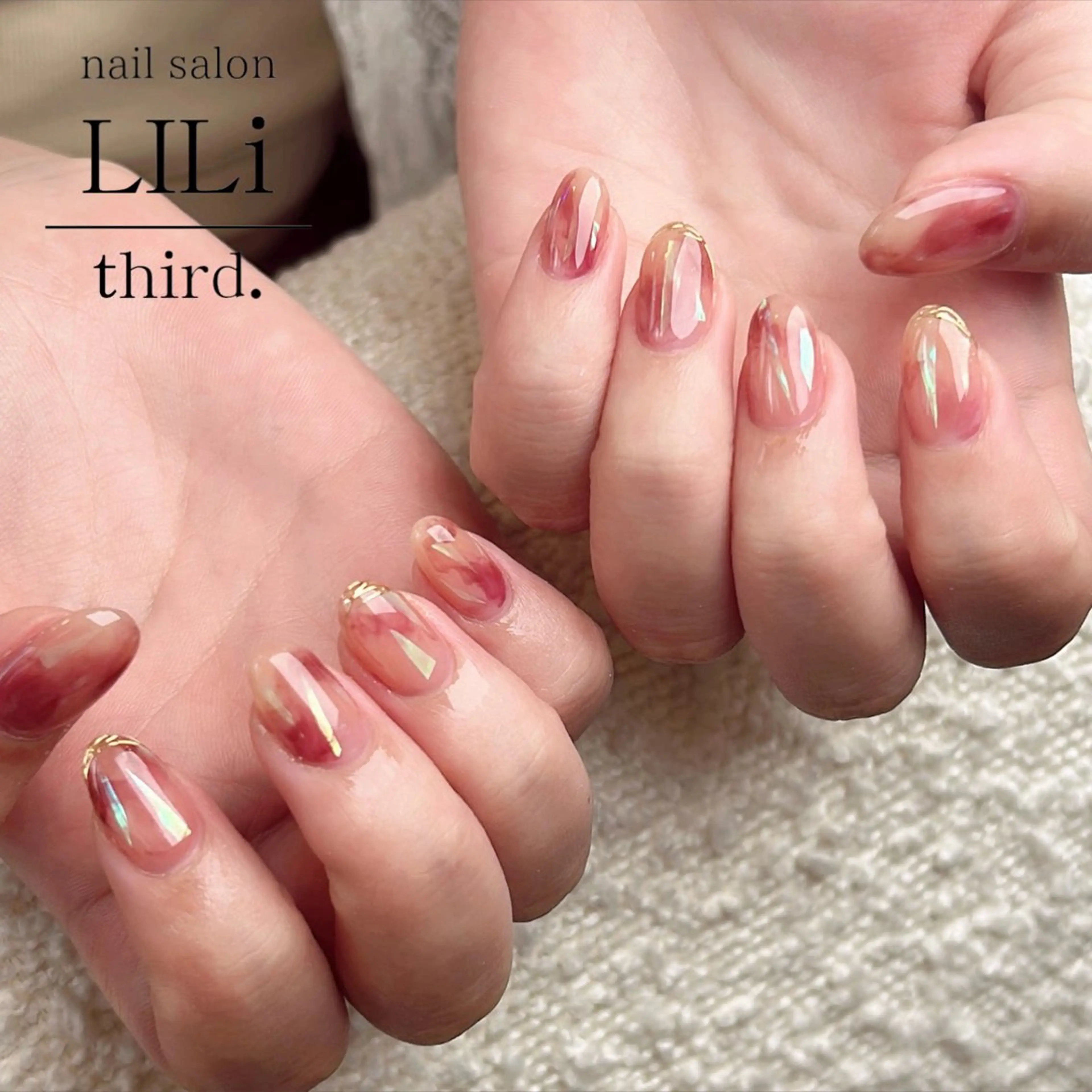 ネイル ハンドネイル nail salon LILi third.所属・Saya ᵕ̈*のネイルデザイン