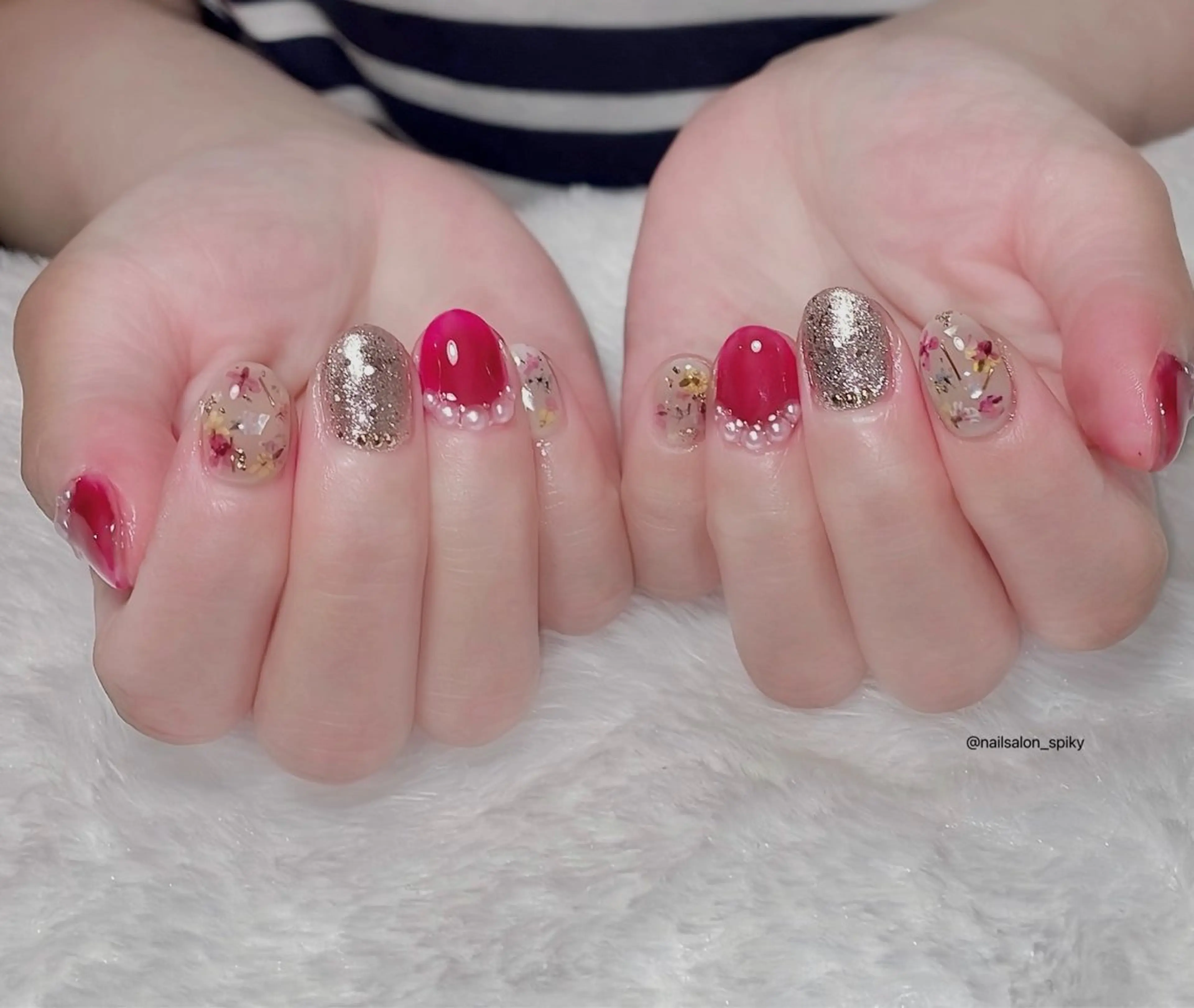 ネイル Spiky とうげ ふうかのネイルデザイン