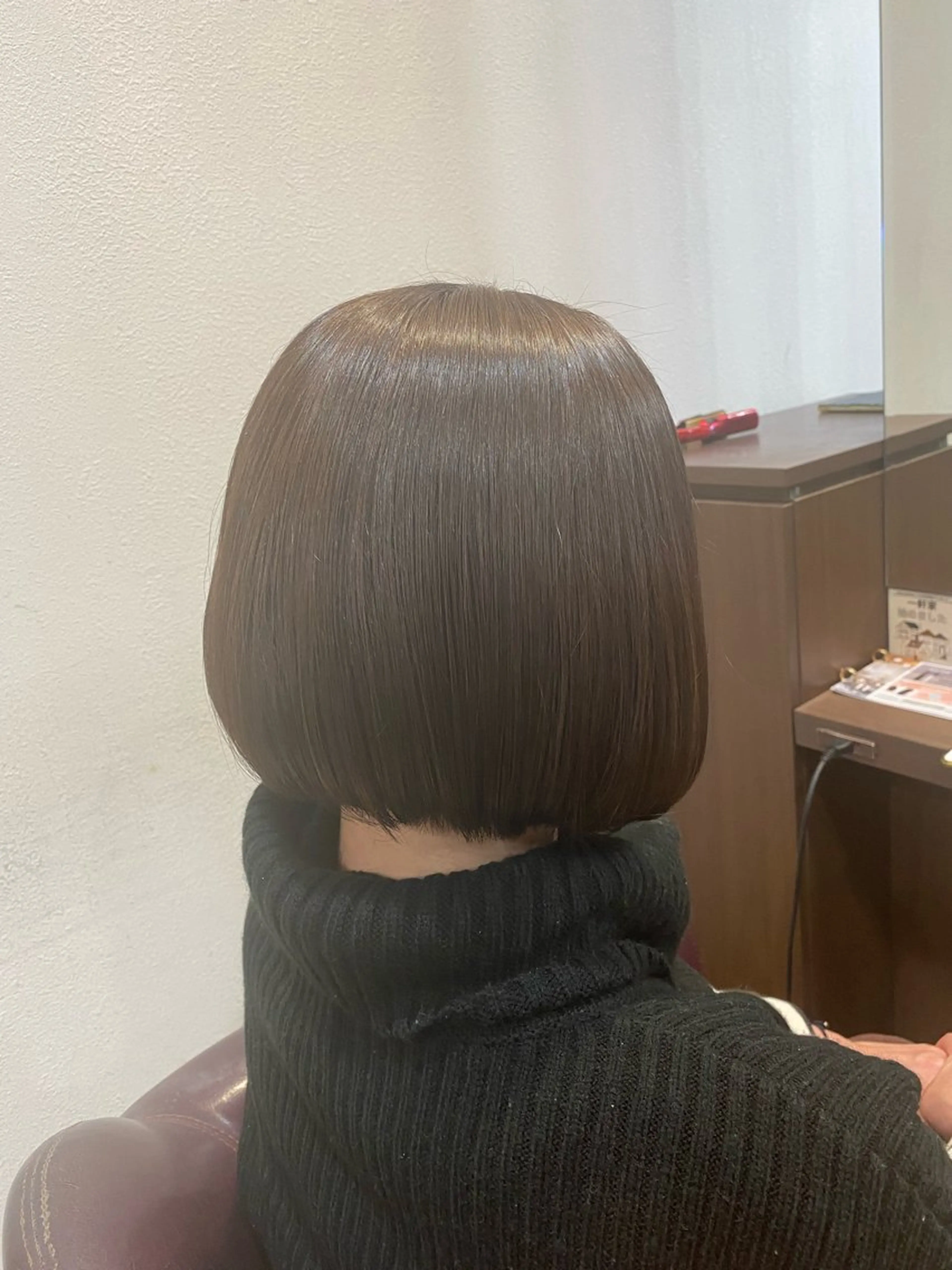 ショート カラー ブラウンカラー ボブ カット ヘアカラー 仲井 充のヘアスタイル