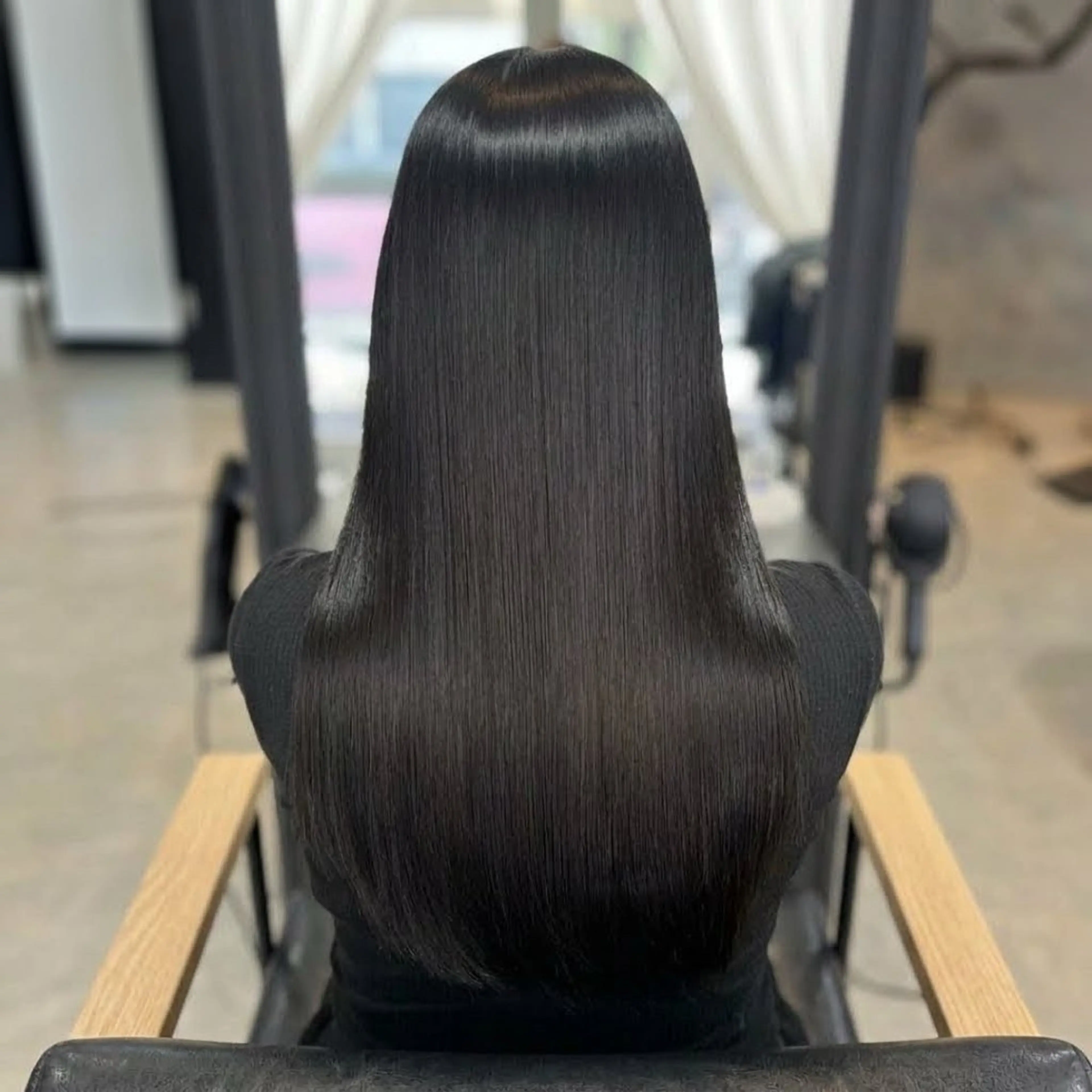 ロング 髪質改善 カット 縮毛矯正 トリートメント ⭕艶髪見極め/ 賀川サトシ⭕️のヘアスタイル