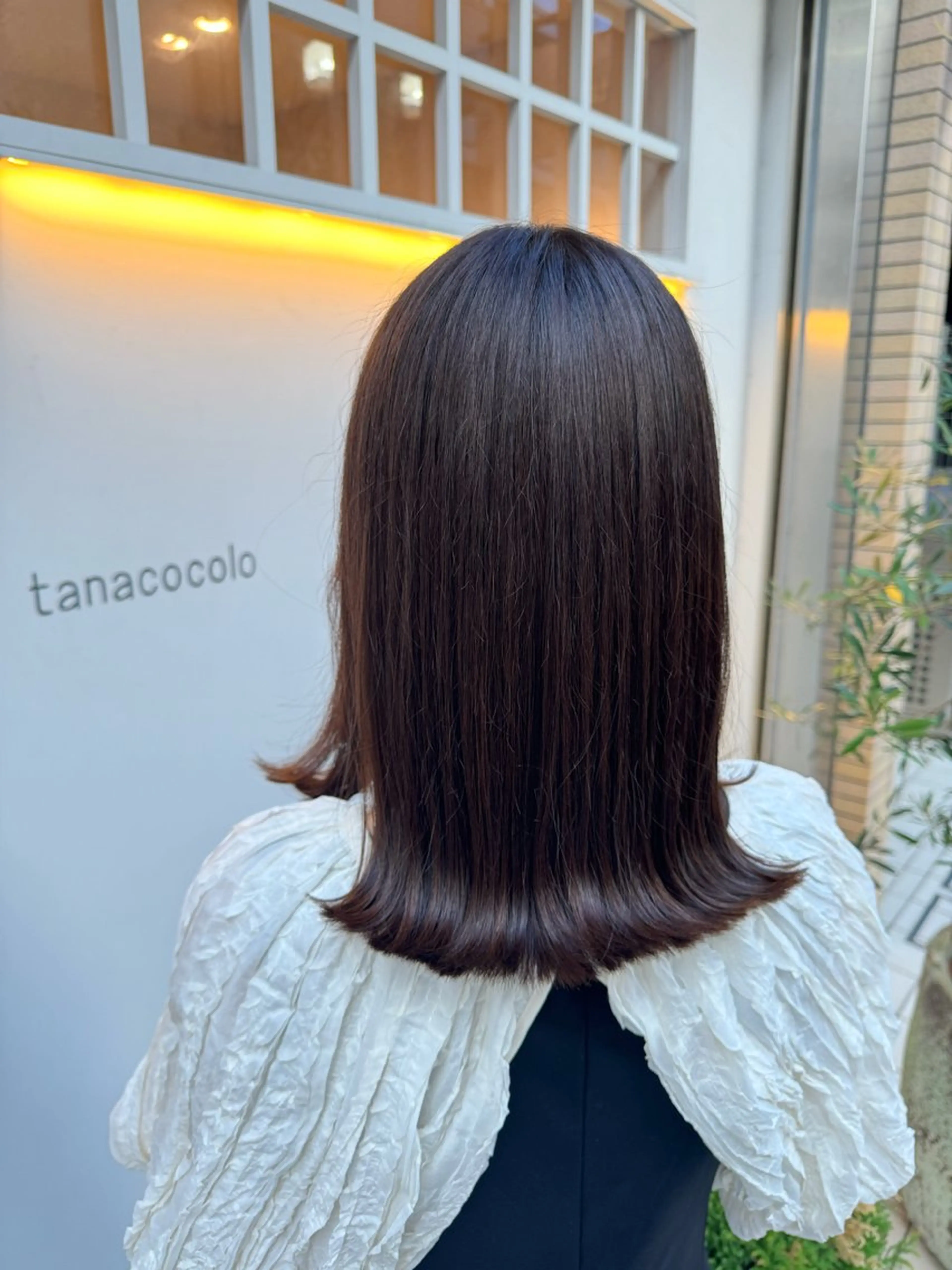 ミディアム カット ヘアカラー トリートメント 美容室tanacocolo所属・草野 ゆずきのヘアスタイル