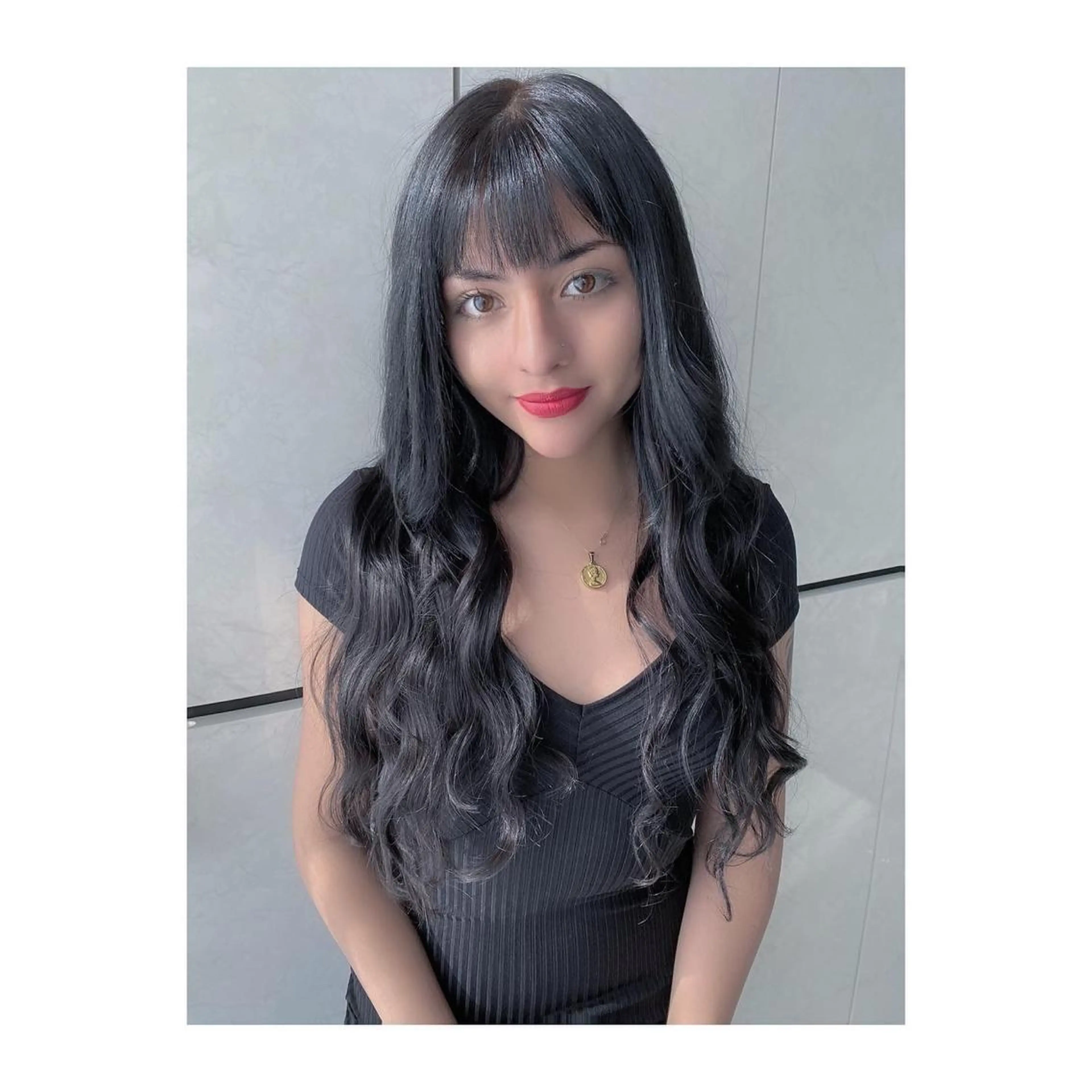 ロング カラー LAVENDIA Azabu所属・LAVENDIA 初音のヘアスタイル