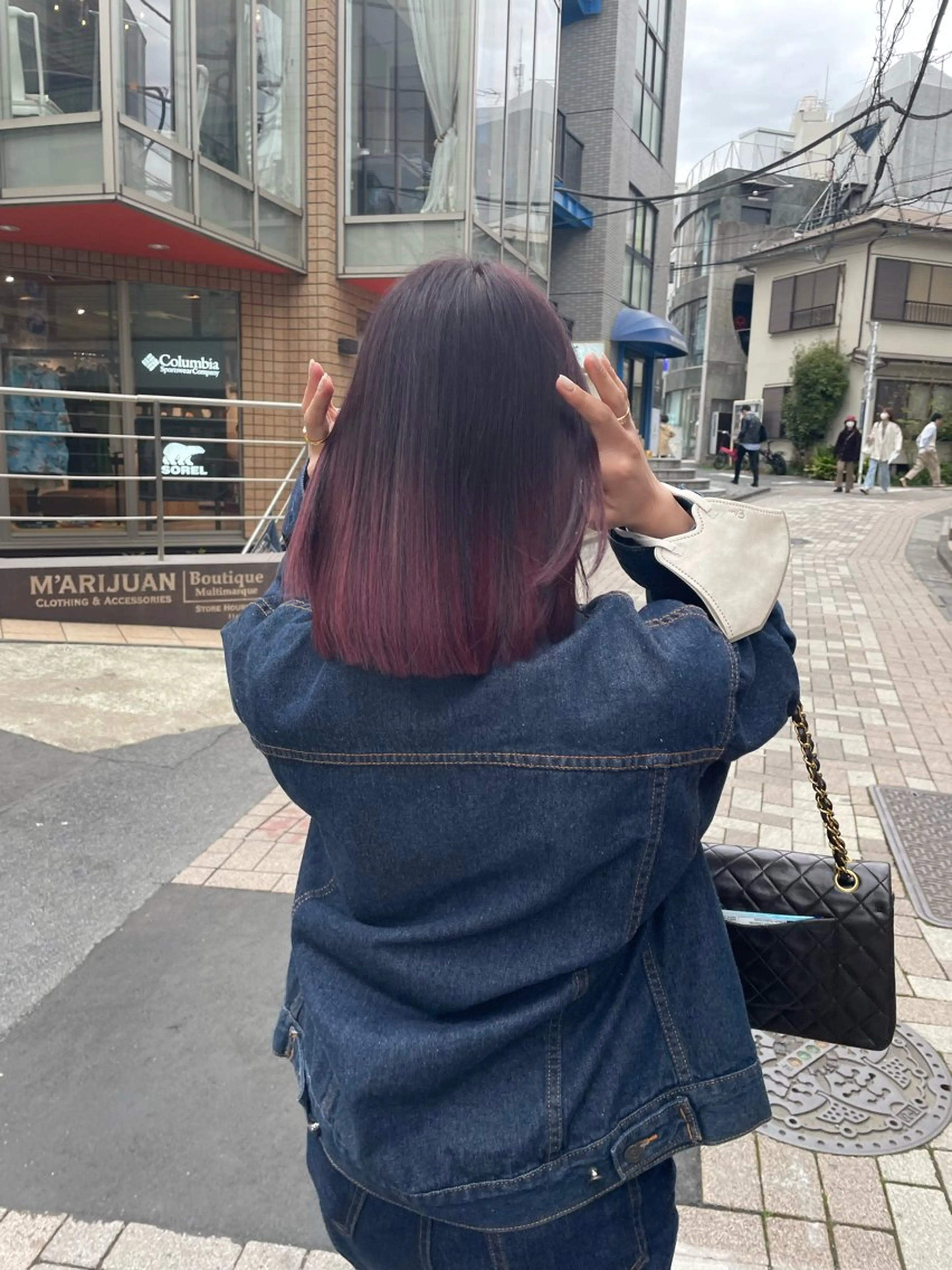 カラー ボルドーカラー ヘアカラー トリートメント 🌈半谷 千尋⛅️✨のヘアスタイル