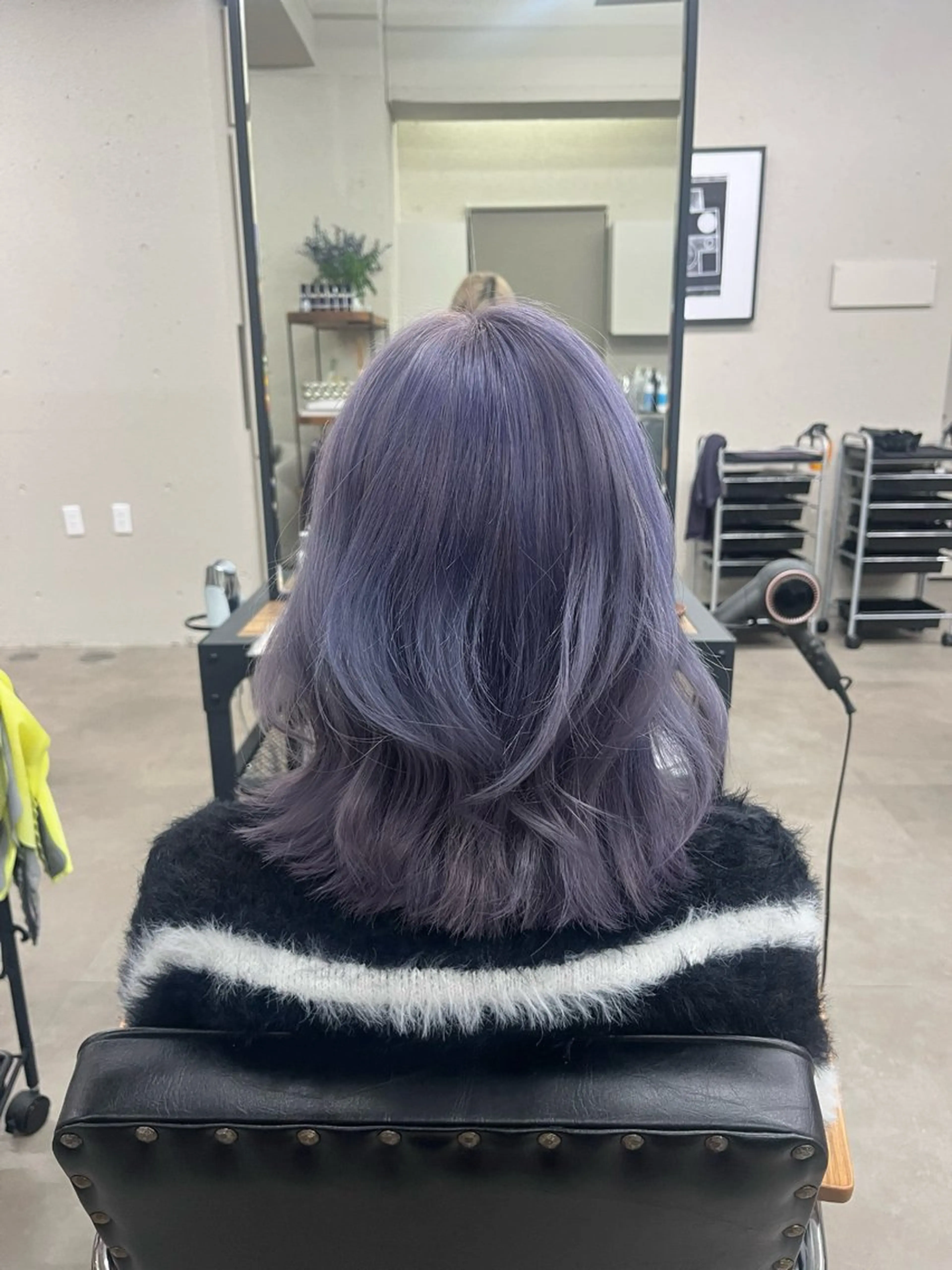 ミディアム カラー ヘアカラー 田川 聖菜のヘアスタイル