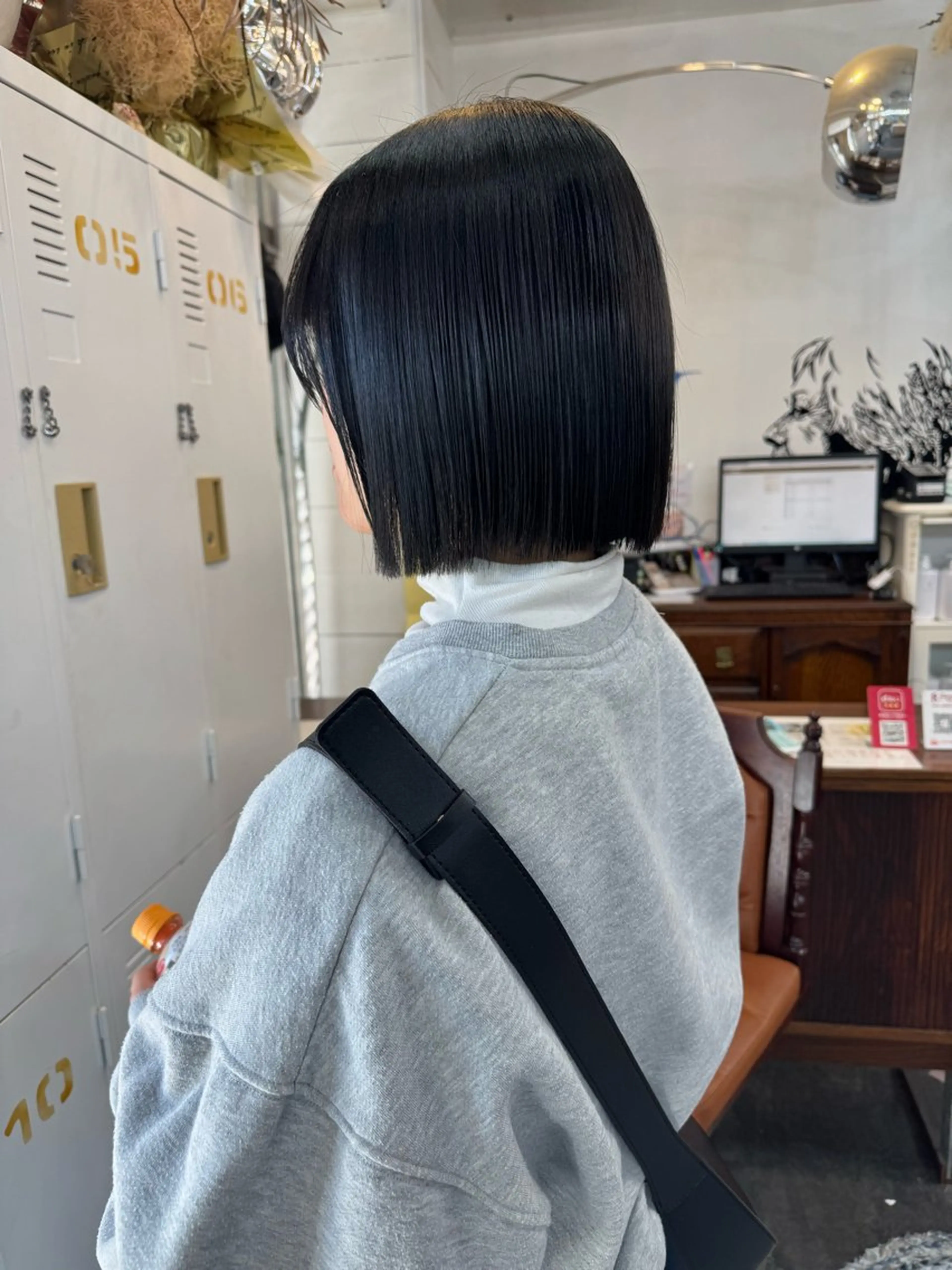 ミディアム カラー ボブ YURAGI🌿 SAKIのヘアスタイル