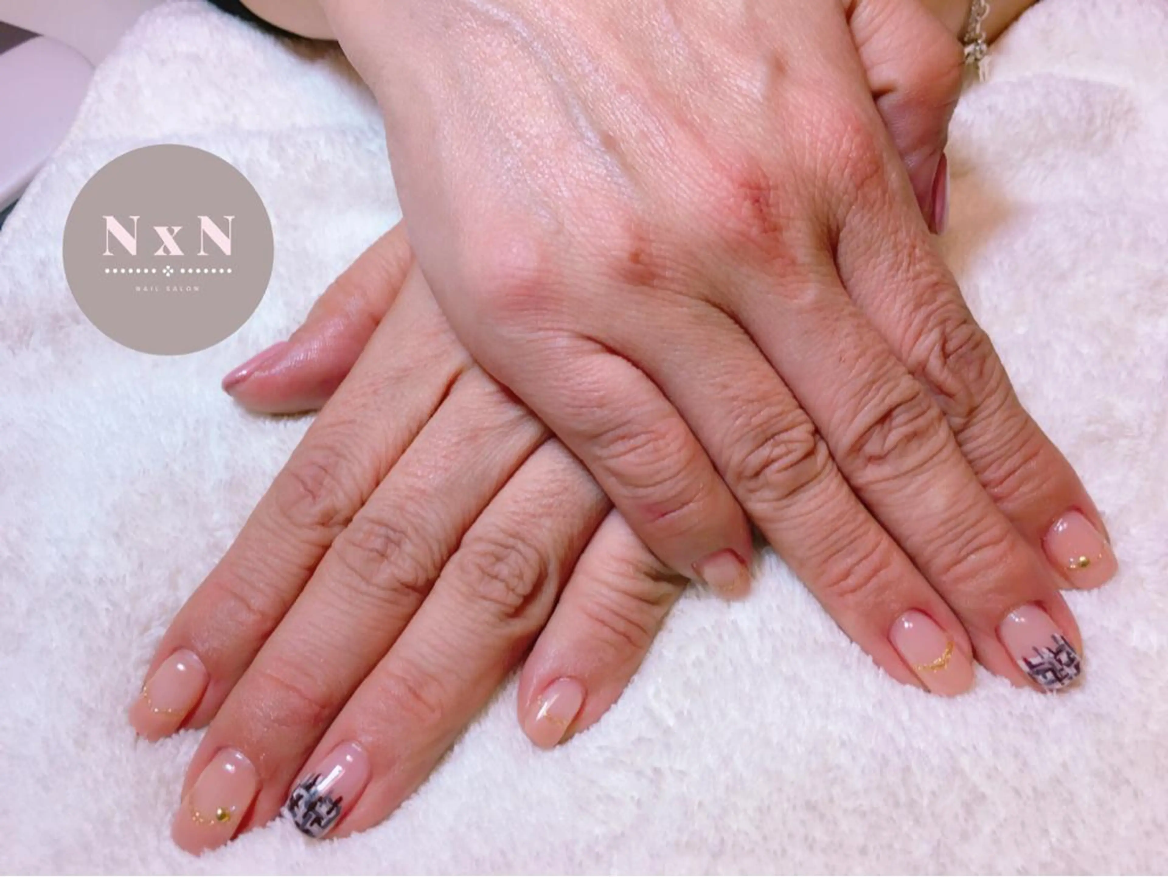 ネイル フレンチネイル nail salon N×Nのネイルデザイン