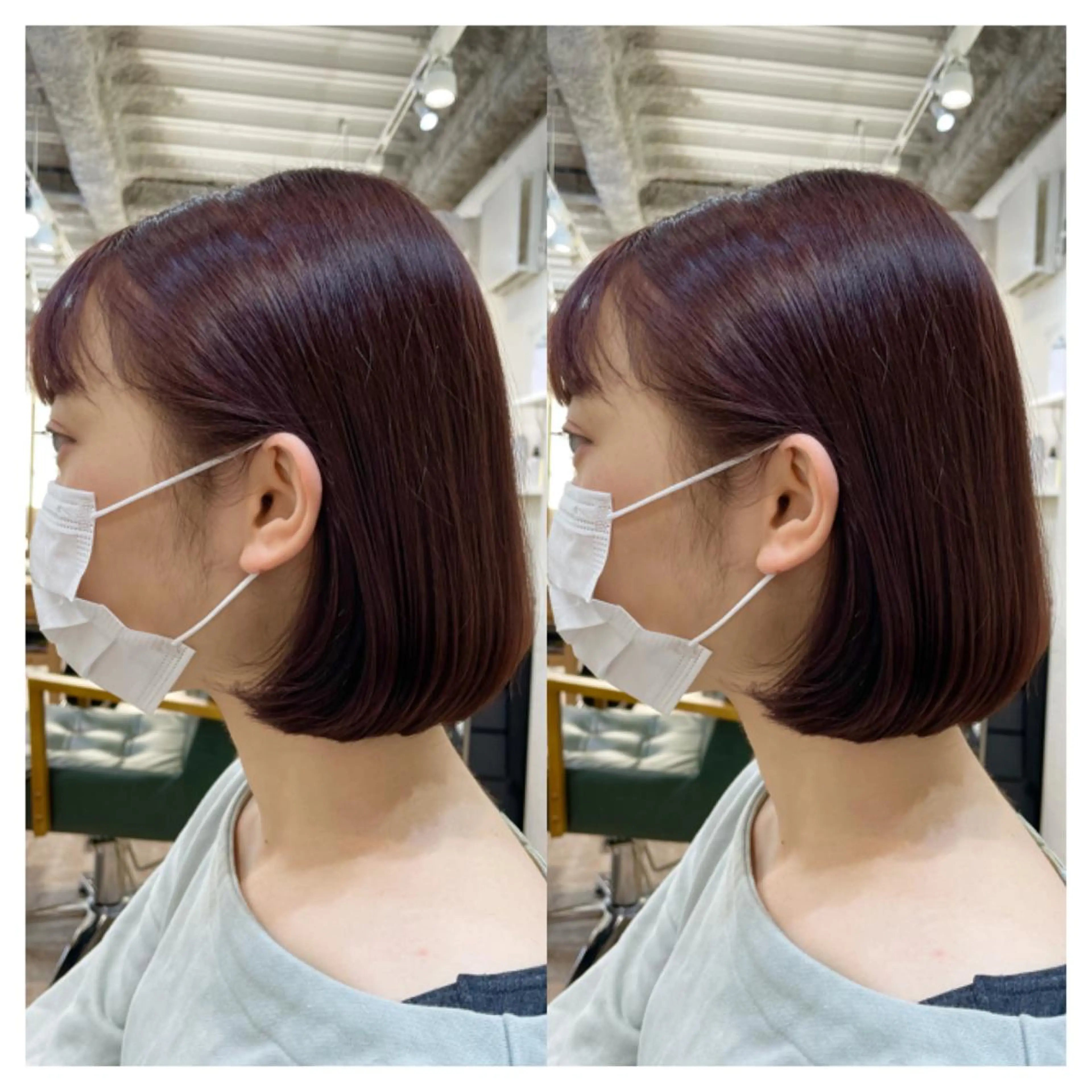 ショート カラー カット ヘアカラー トリートメント 村山 茉衣のヘアスタイル