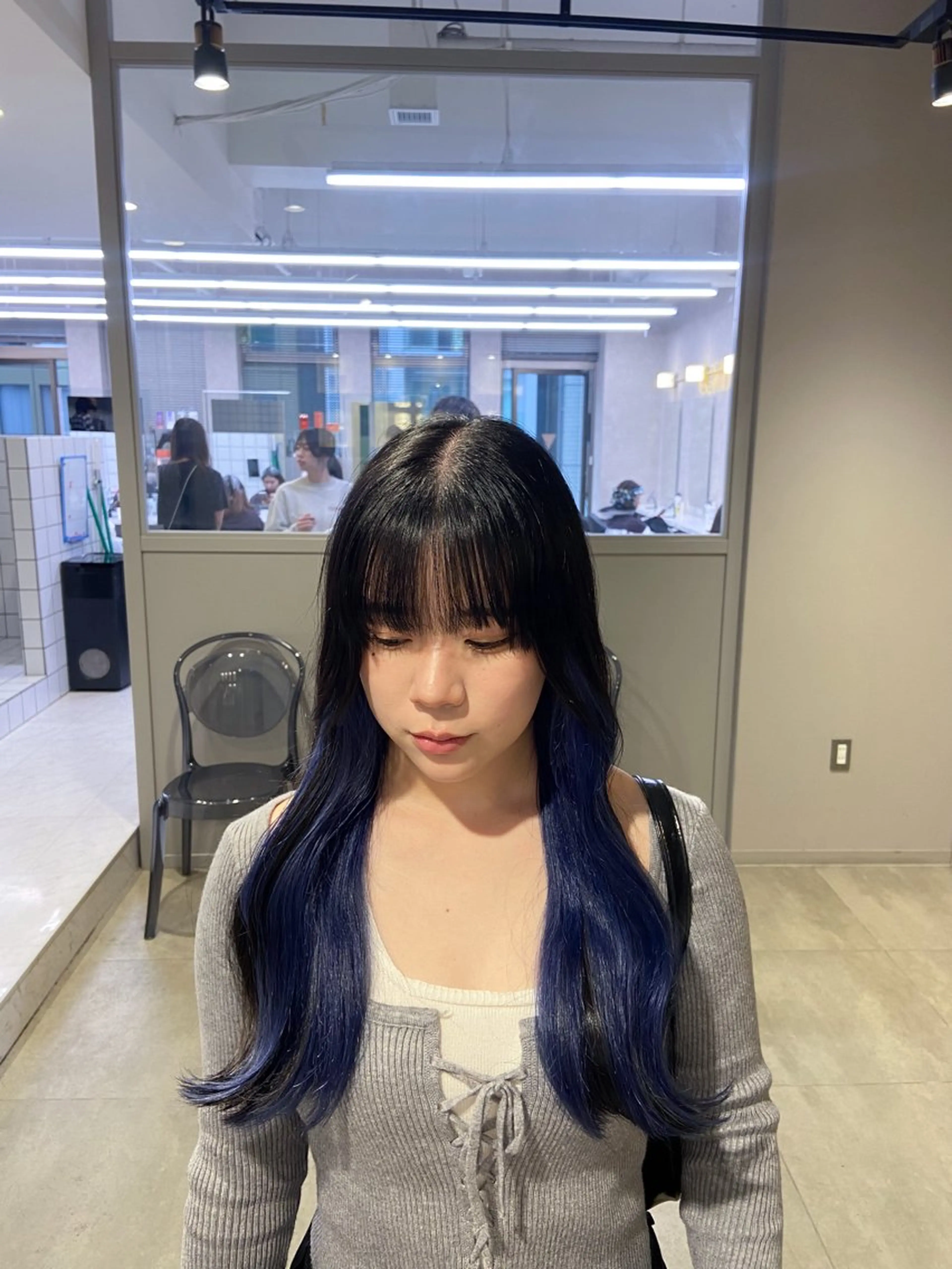 ロング カラー ヘアアレンジ Over hair_ misakiのヘアスタイル